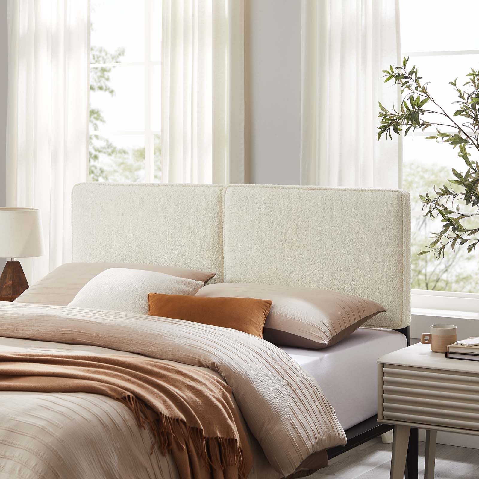 Lindee Boucle Fabric Full Headboard By Modway - MOD-7147