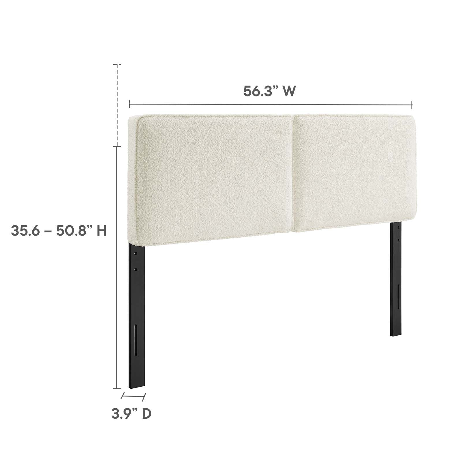 Lindee Boucle Fabric Full Headboard By Modway - MOD-7147 - Image 7
