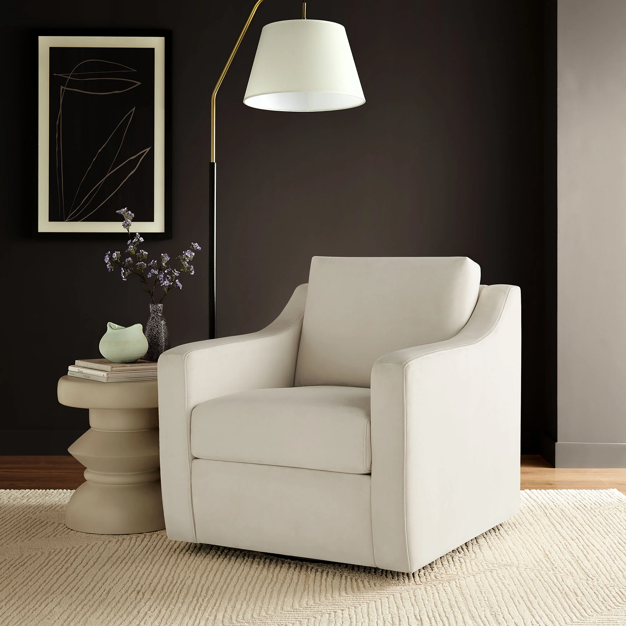 Liora Performance Velvet Armchair by Modway