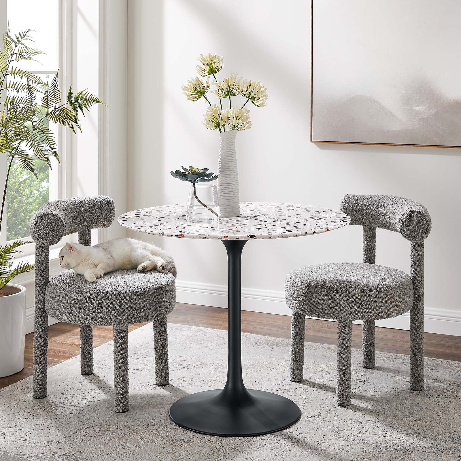 Lippa 36" Round Terrazzo Dining Table By Modway - EEI-5716
