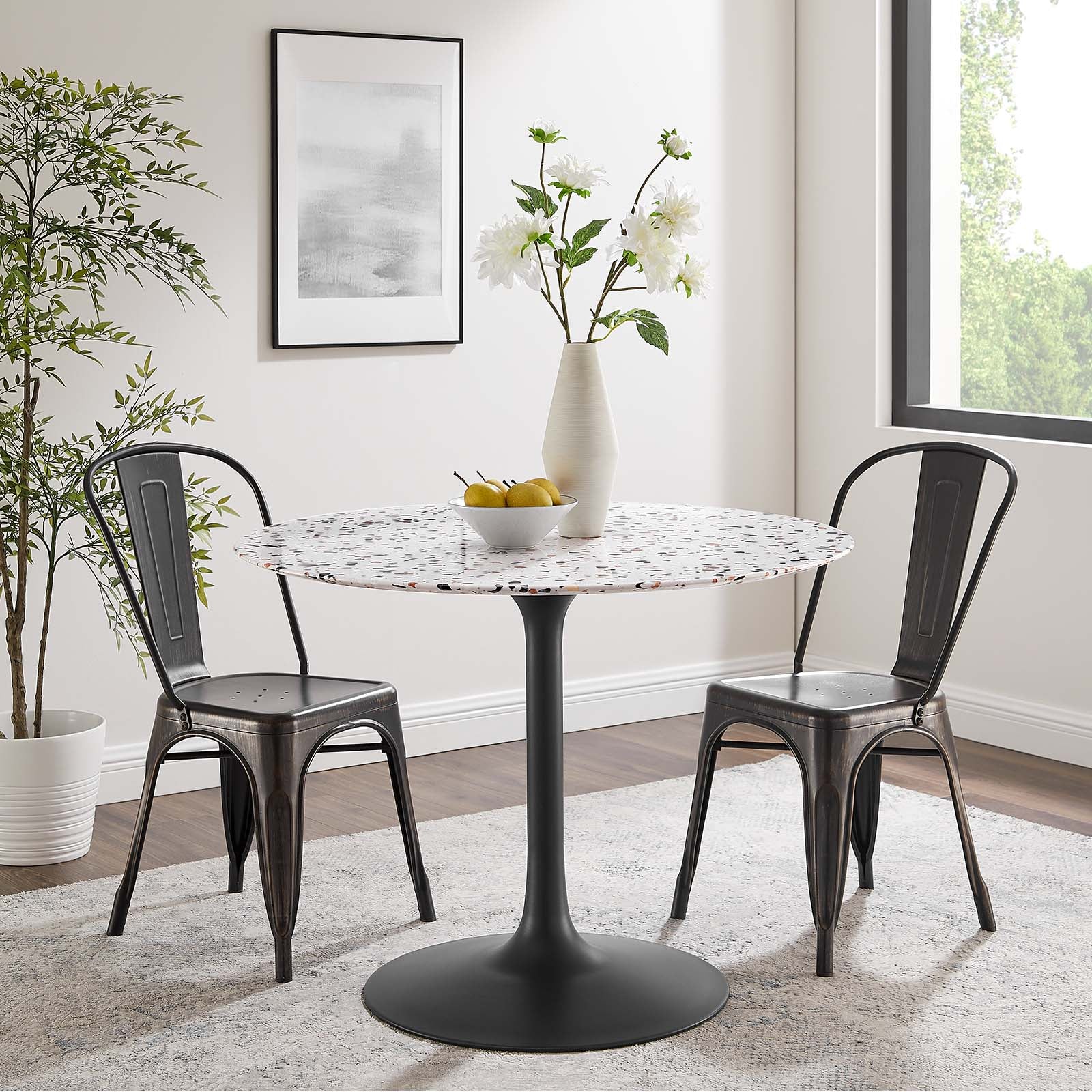 Lippa 40" Round Terrazzo Dining Table By Modway - EEI-5725