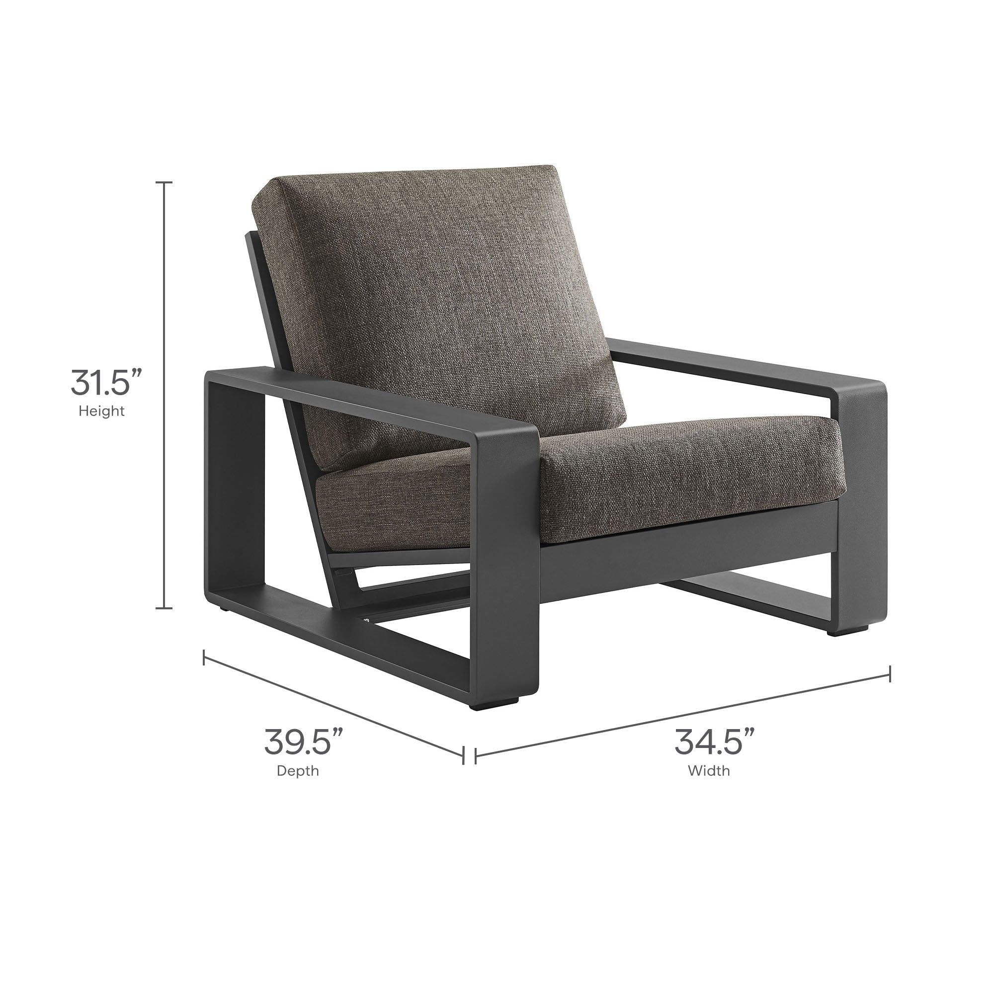 Lirienne Outdoor Patio Aluminum Armchair by Modway - Image 27