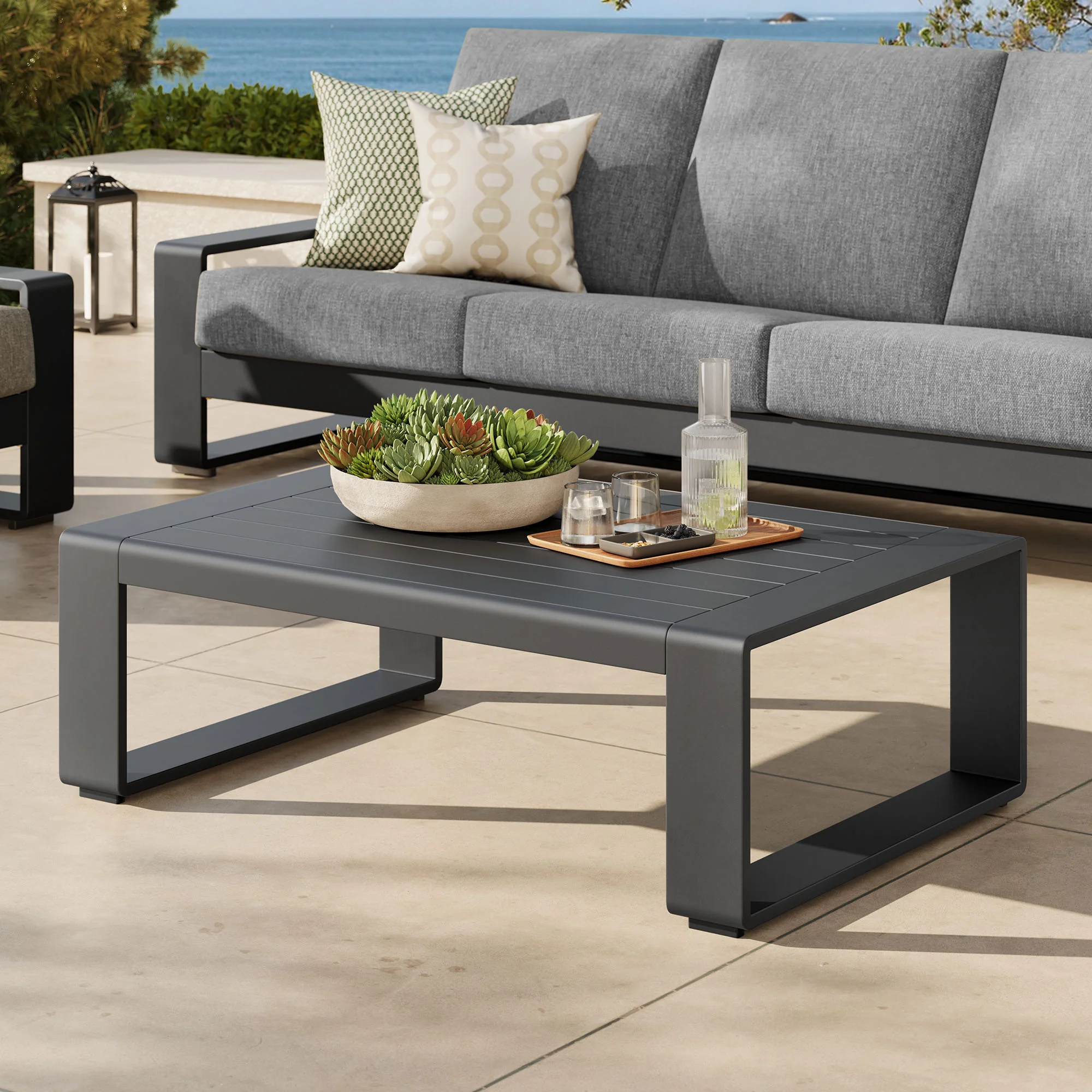 Lirienne Outdoor Patio Aluminum Coffee Table by Modway
