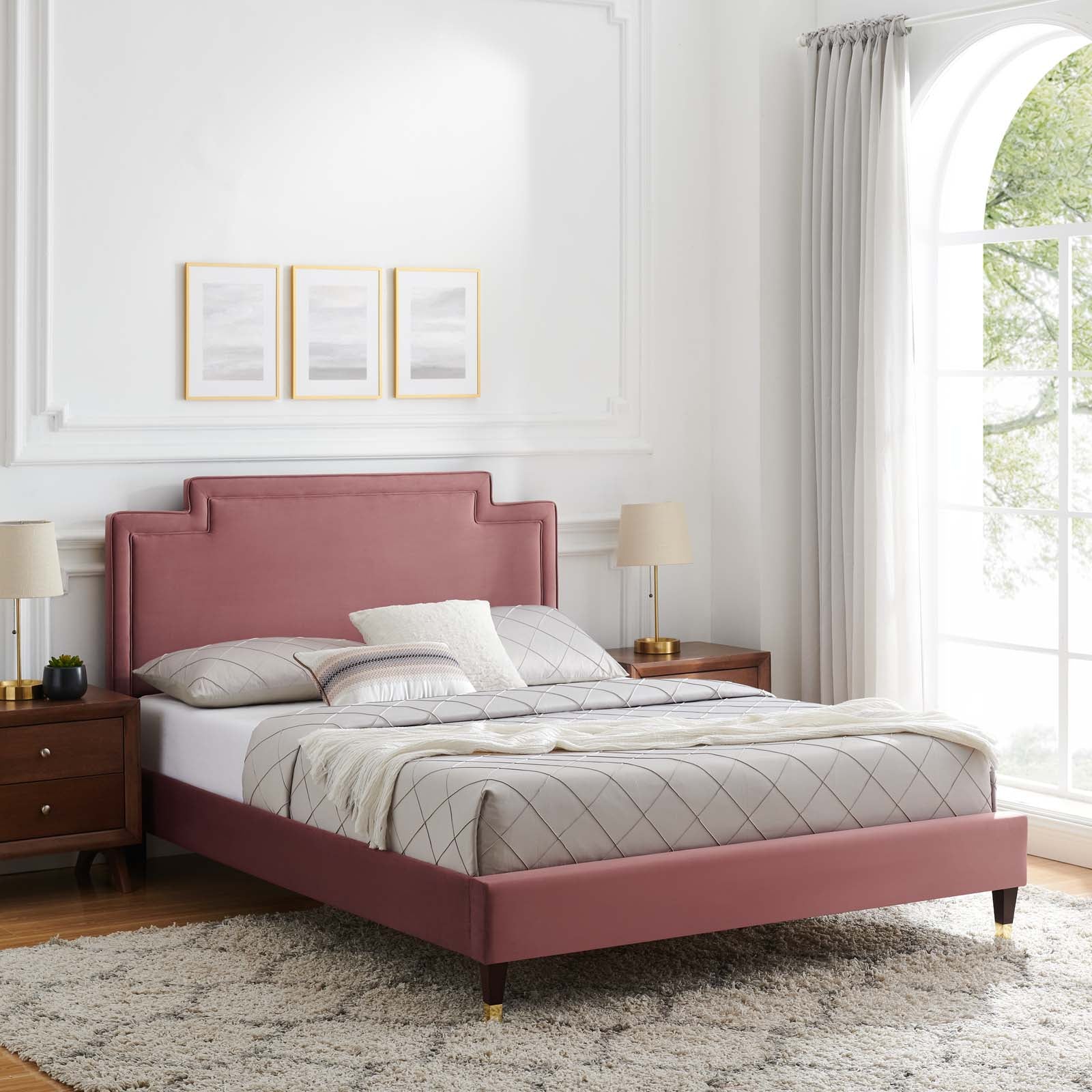 Liva Performance Velvet Full Bed By Modway - MOD-6811 - Image 15