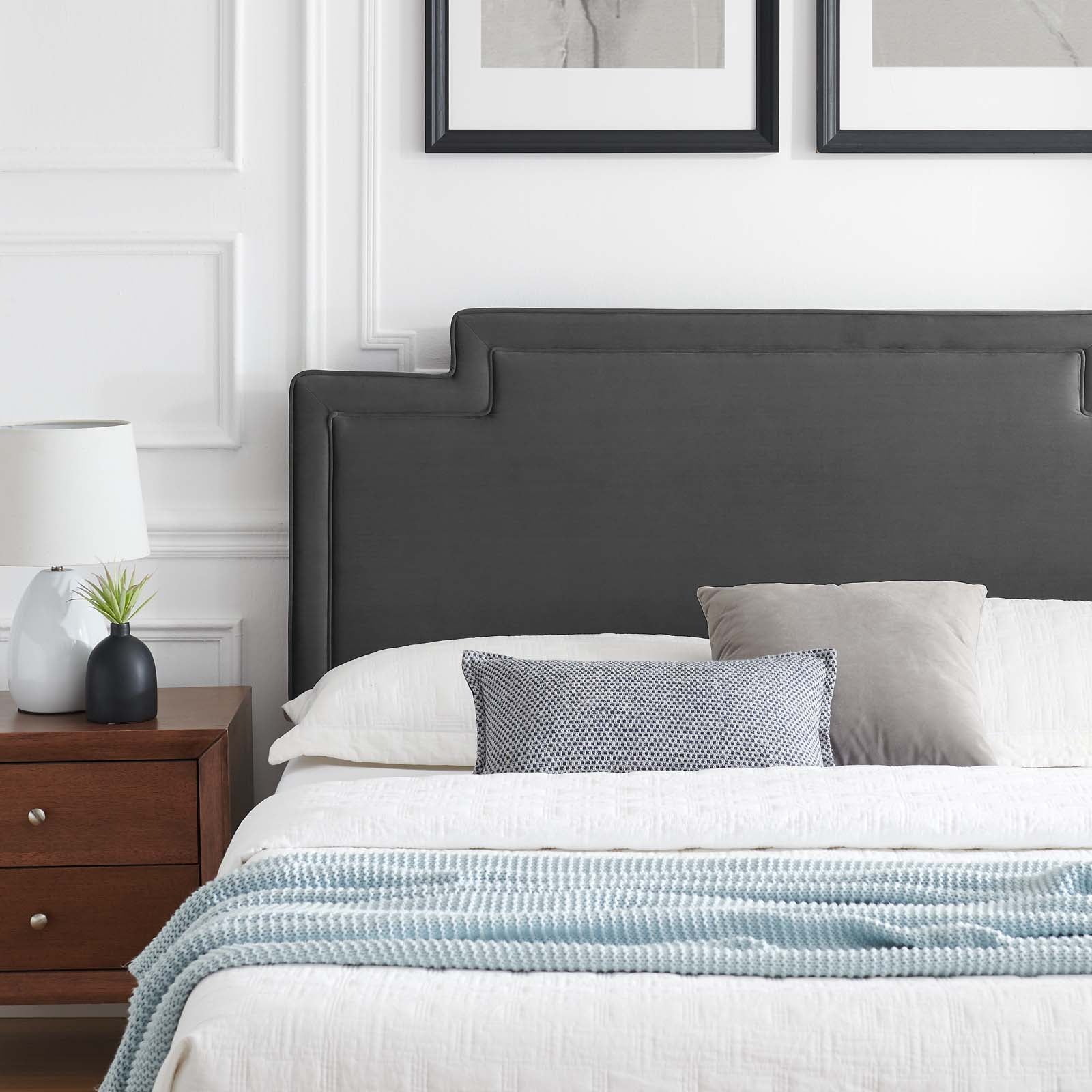 Liva Performance Velvet King Bed By Modway - MOD-6846 - Image 3