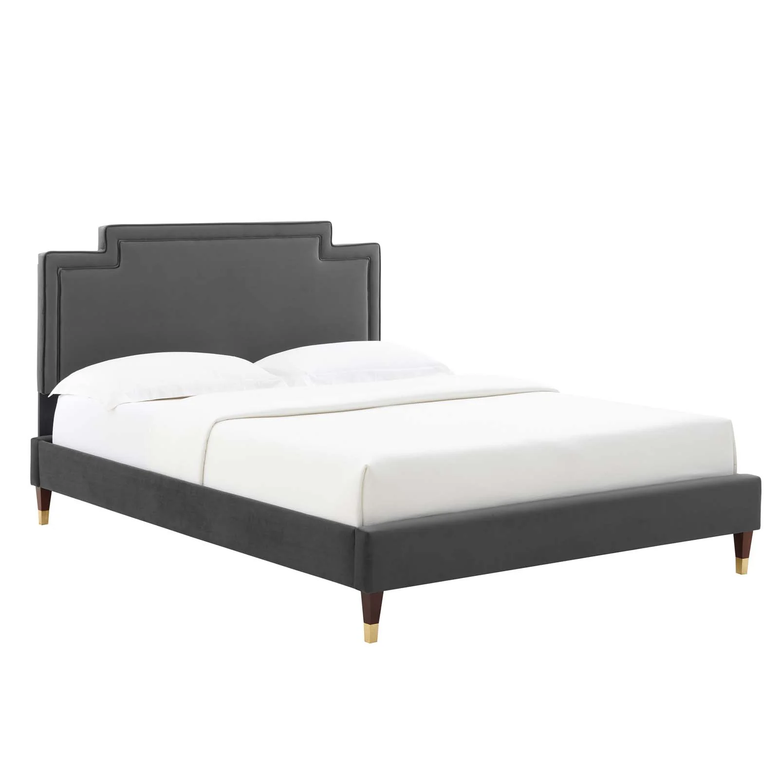 Liva Performance Velvet Queen Bed By Modway - MOD-6826 - Image 2