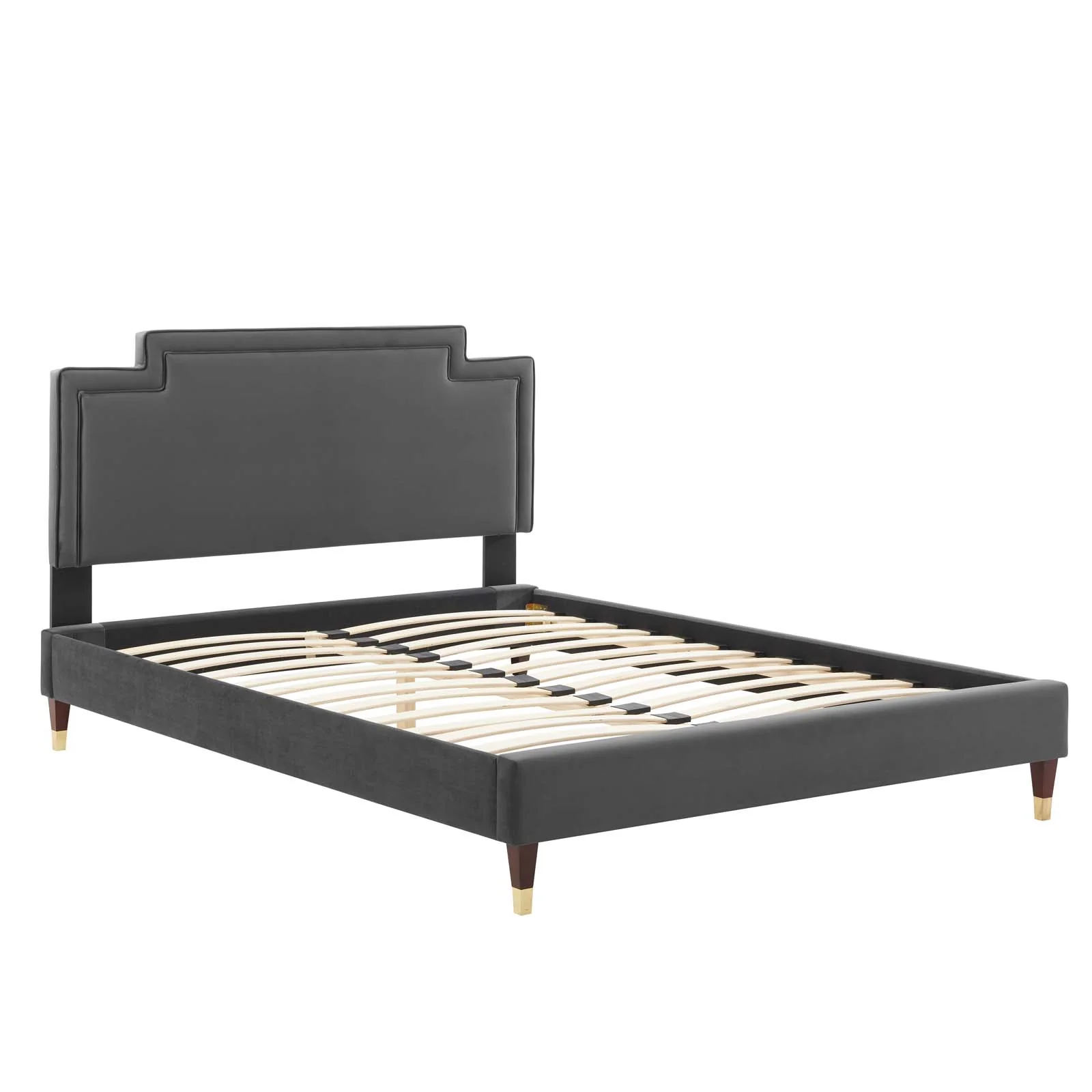 Liva Performance Velvet Queen Bed By Modway - MOD-6826 - Image 5
