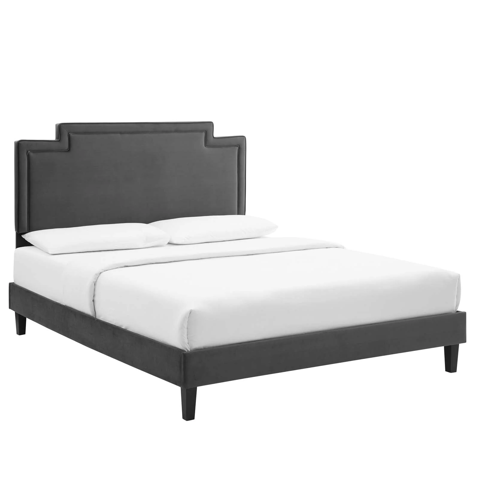 Liva Performance Velvet Queen Bed By Modway - MOD-6831 - Image 2