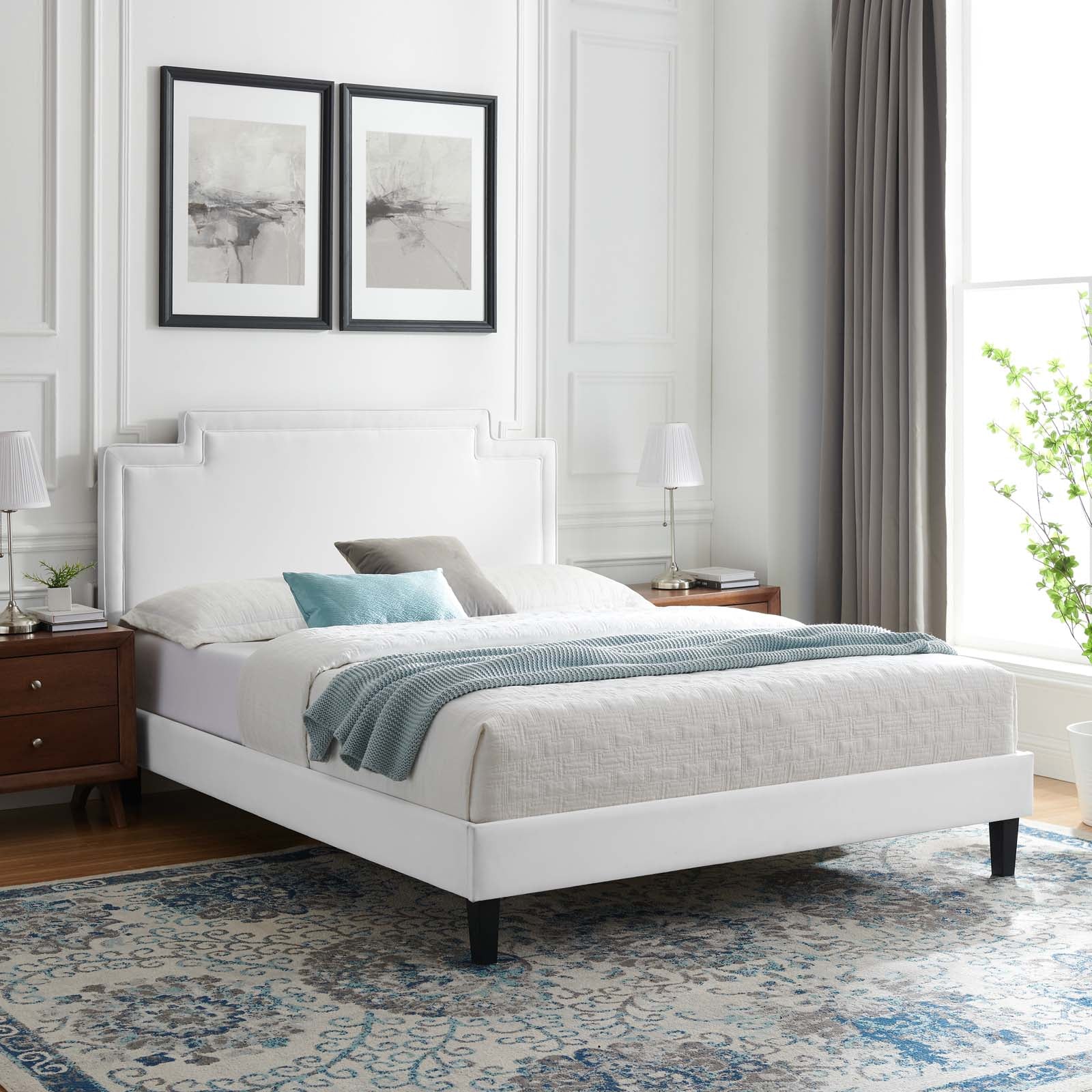 Liva Performance Velvet Queen Bed By Modway - MOD-6831 - Image 34