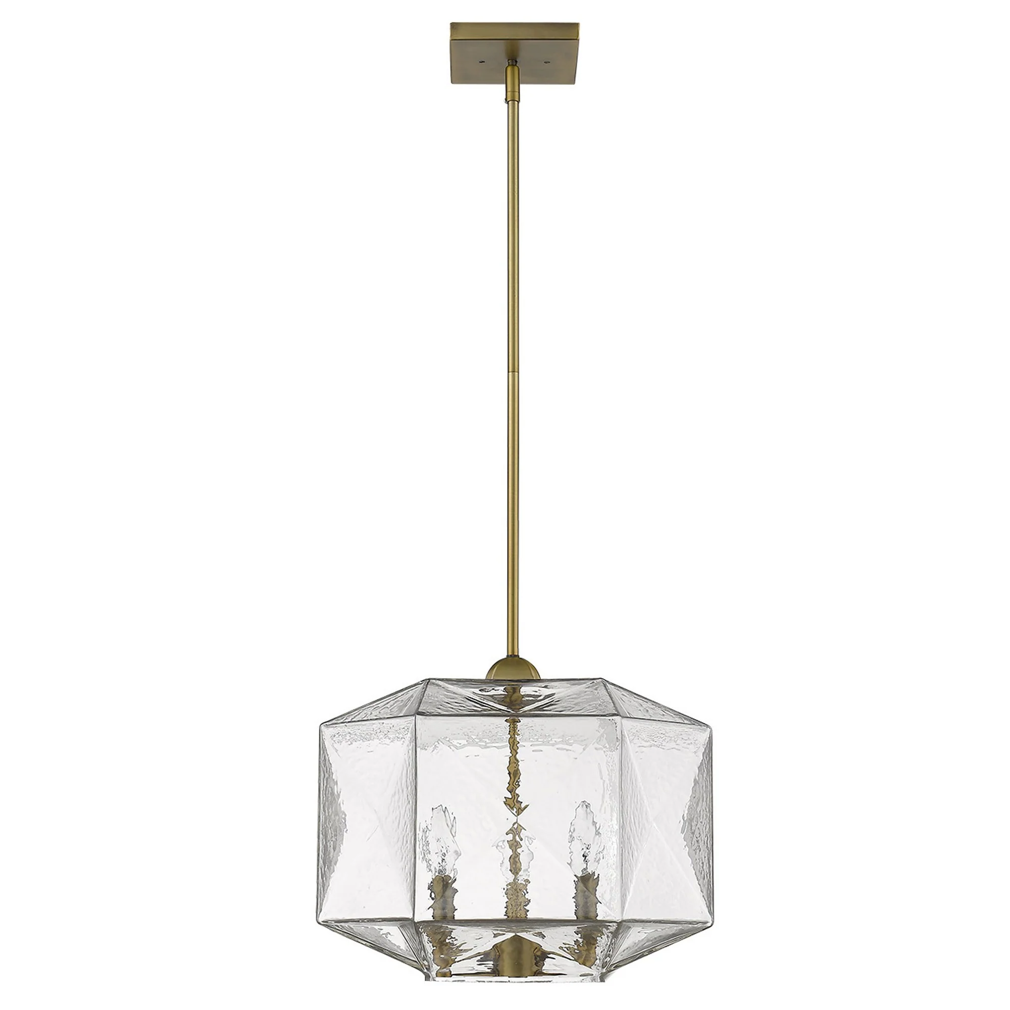 Loft 3-Light Brass Pendant By Homeroots
