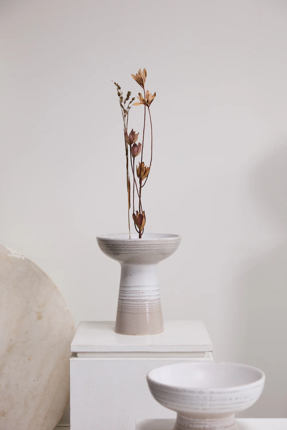 Lorca Footed Bowl By Accent Decor - Image 4