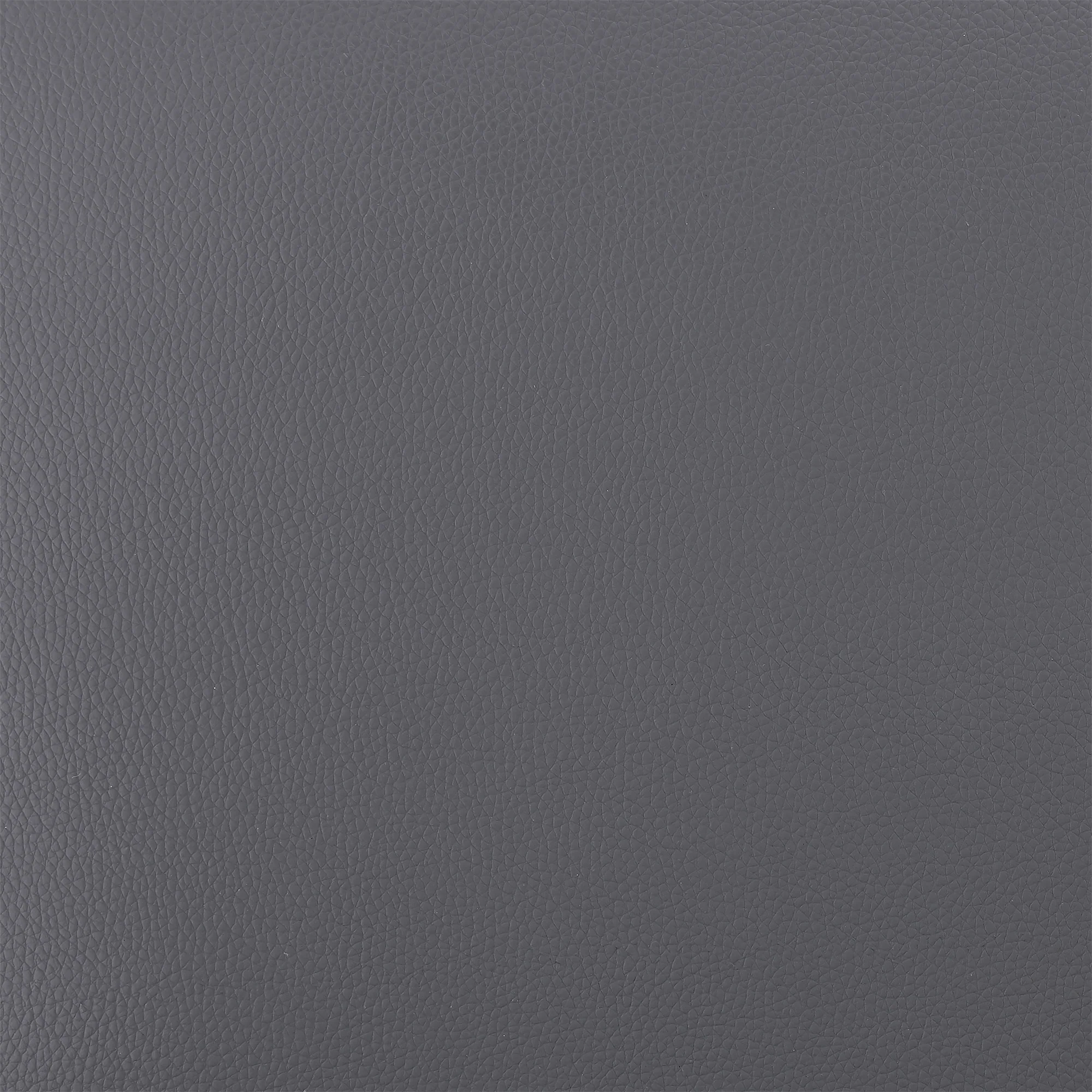 Lottech Swivel Counter Stool in Black Metal and Grey Faux Leather By Armen Living - Image 8