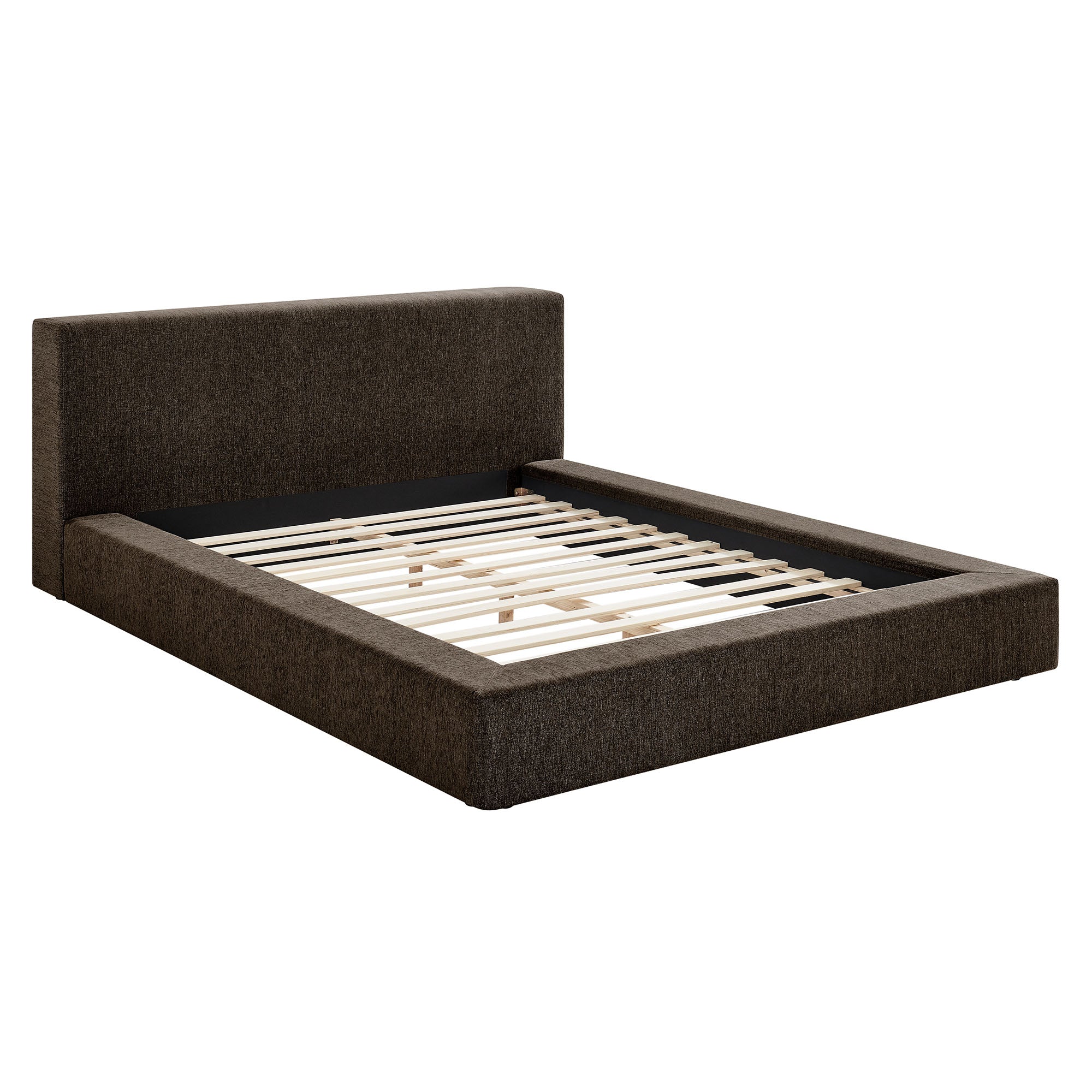 Luma Chenille Upholstered King Platform Bed Frame by Modway - Image 10