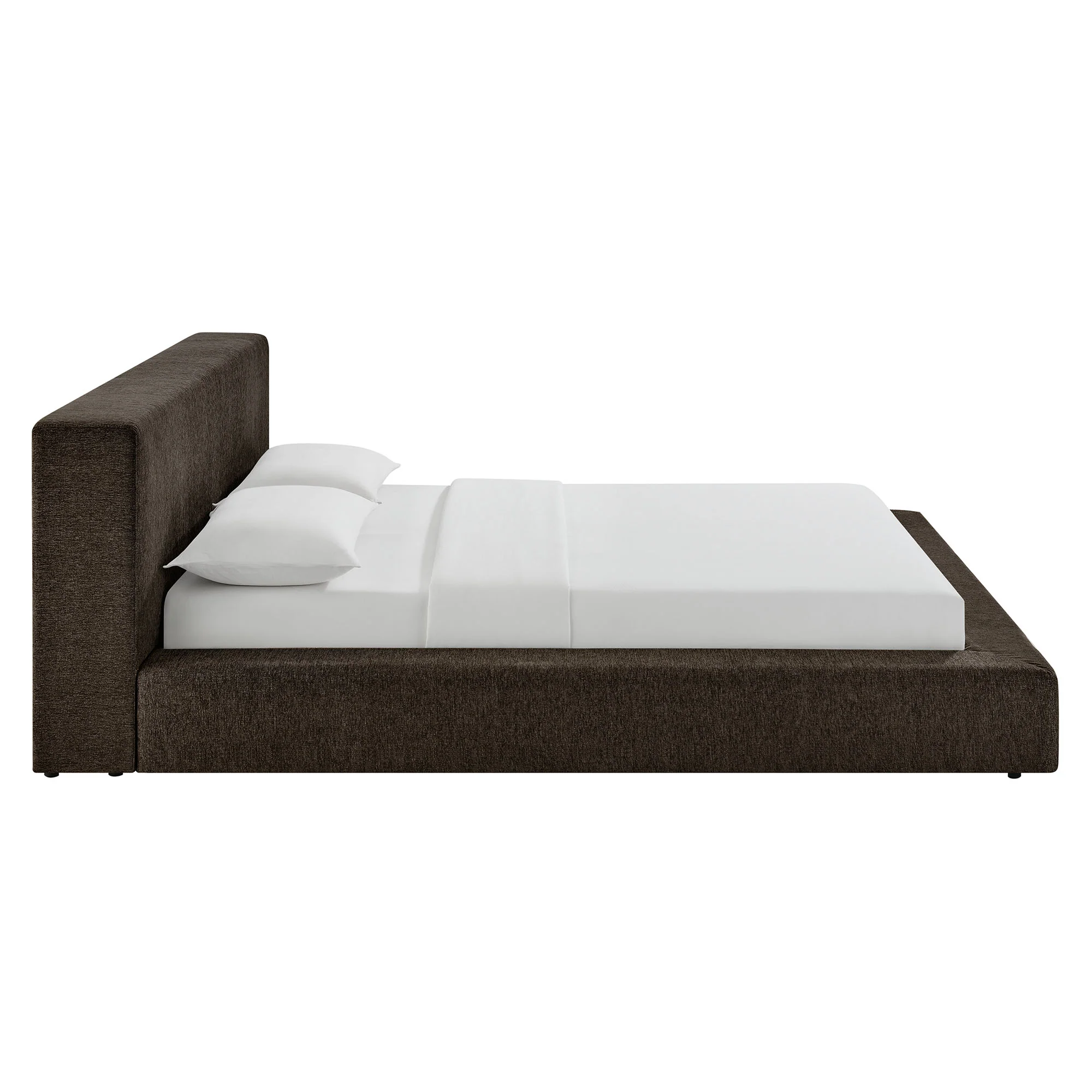 Luma Chenille Upholstered King Platform Bed Frame by Modway - Image 12