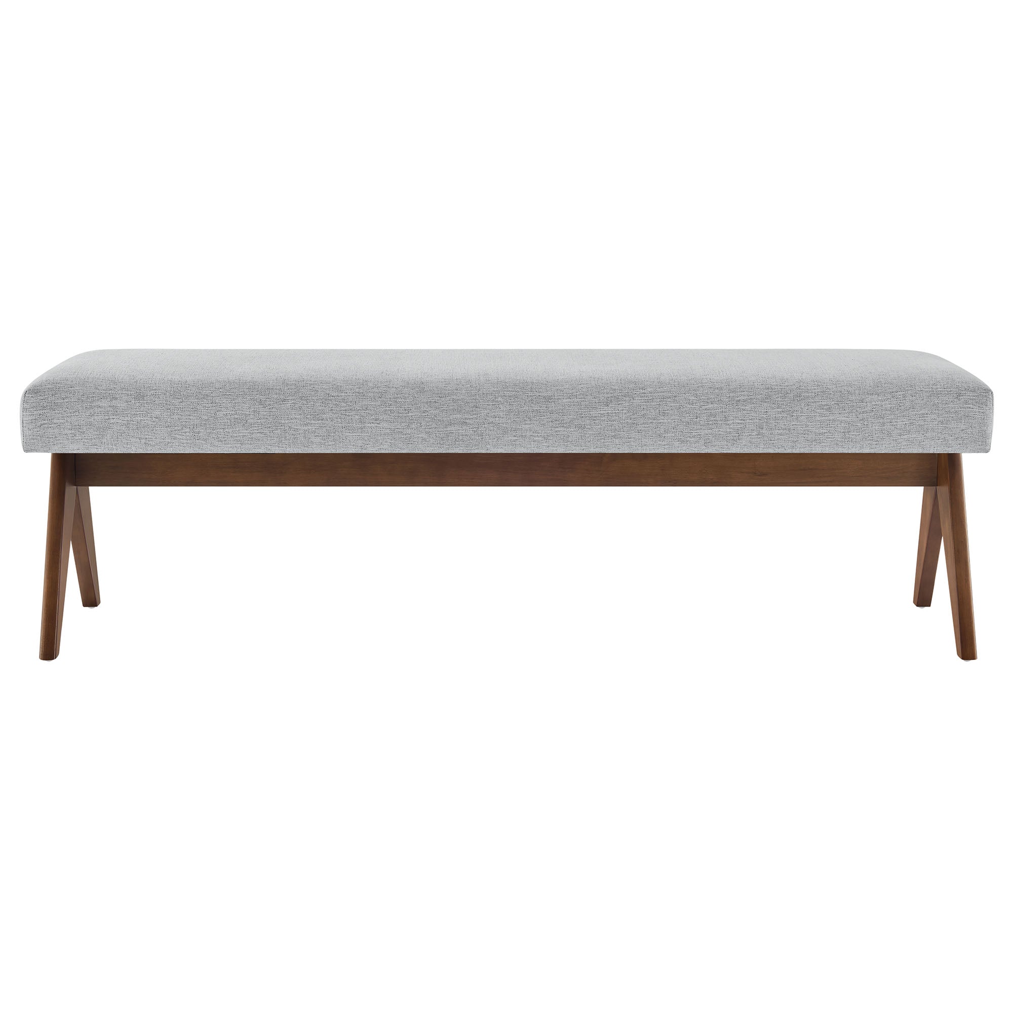 Lyra 63" Fabric Upholstered Bench by Modway - Image 30