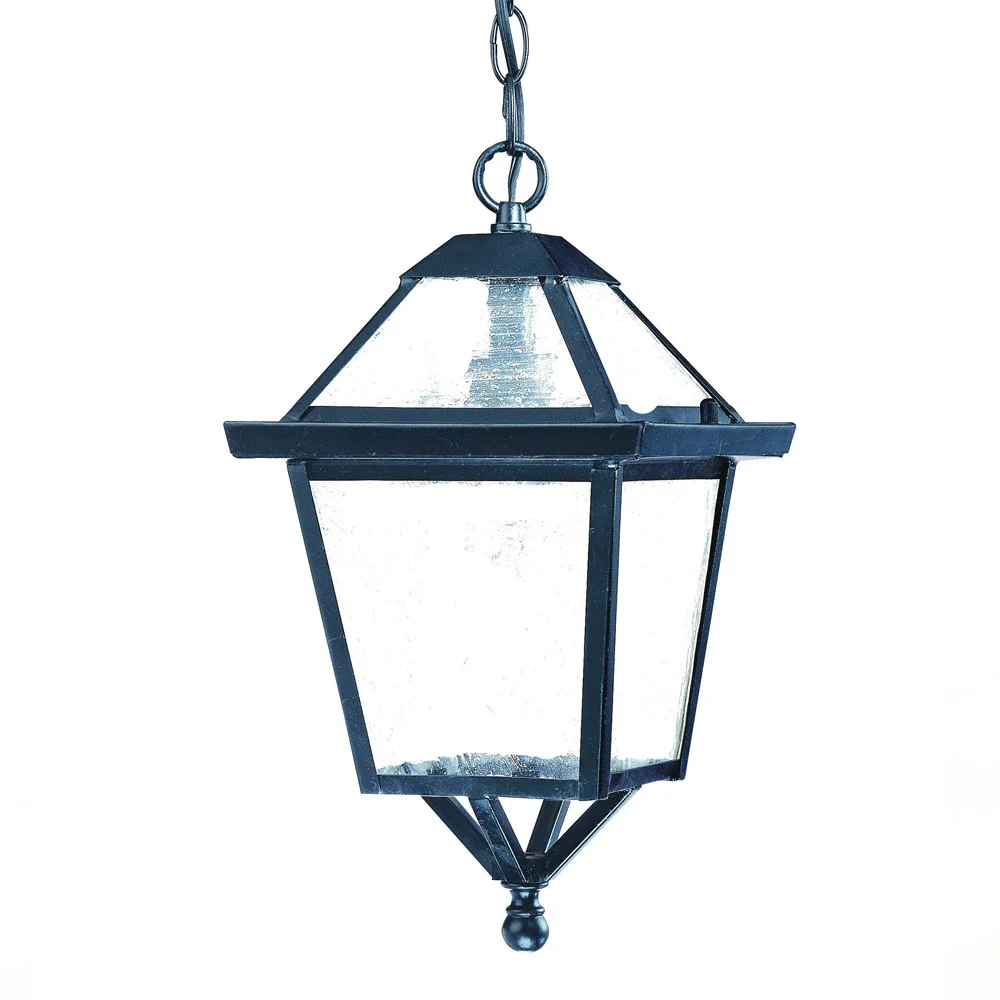 Matte Black Hanging Lantern Light By Homeroots
