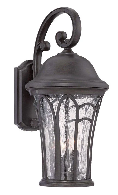 Matte Black Tapered Goblet Wall Light By Homeroots
