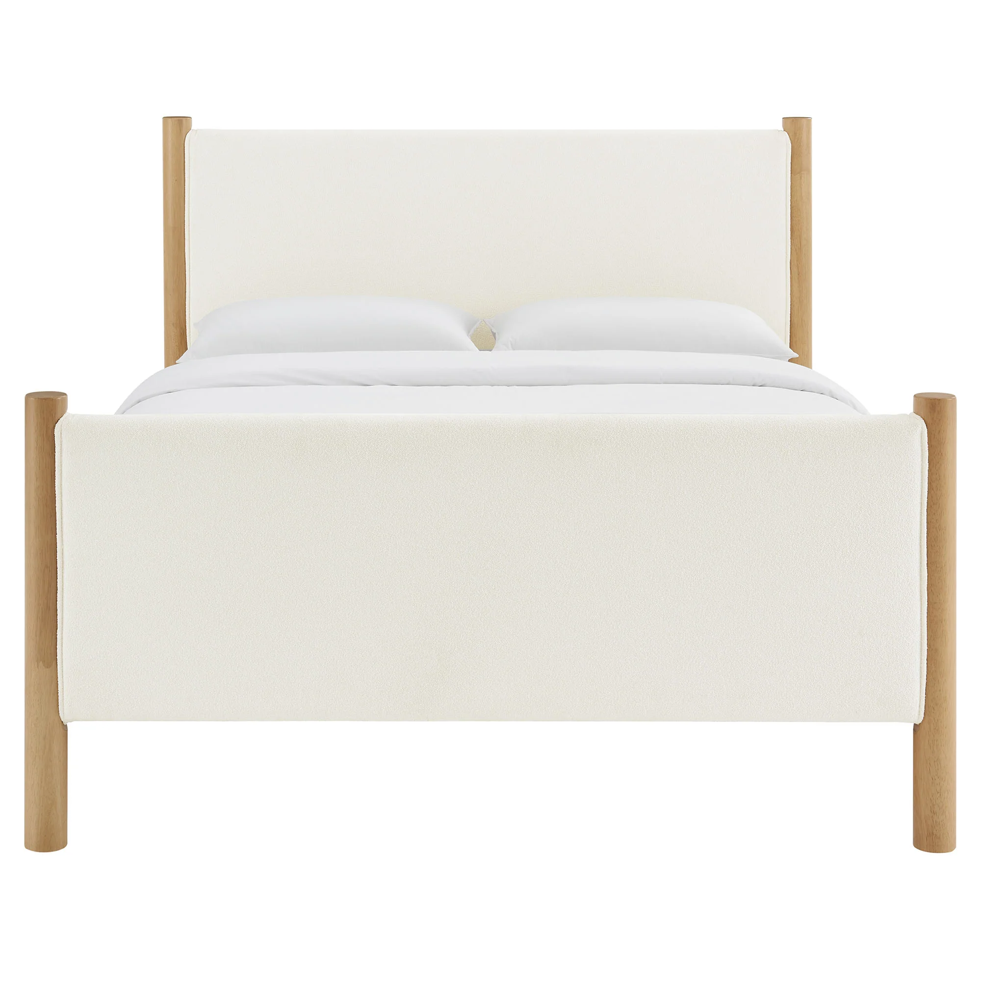 Maven King Size Boucle Upholstered Platform Bed by Modway - Image 5