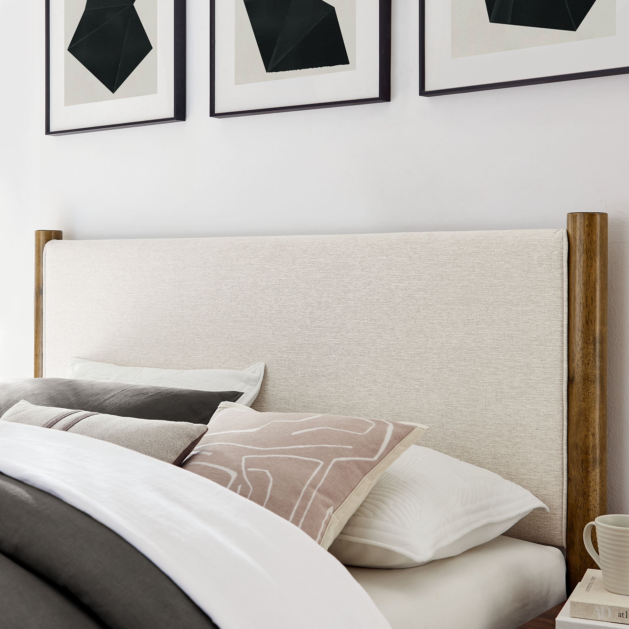 Maven King Size Fabric Upholstered Platform Bed by Modway - Image 15