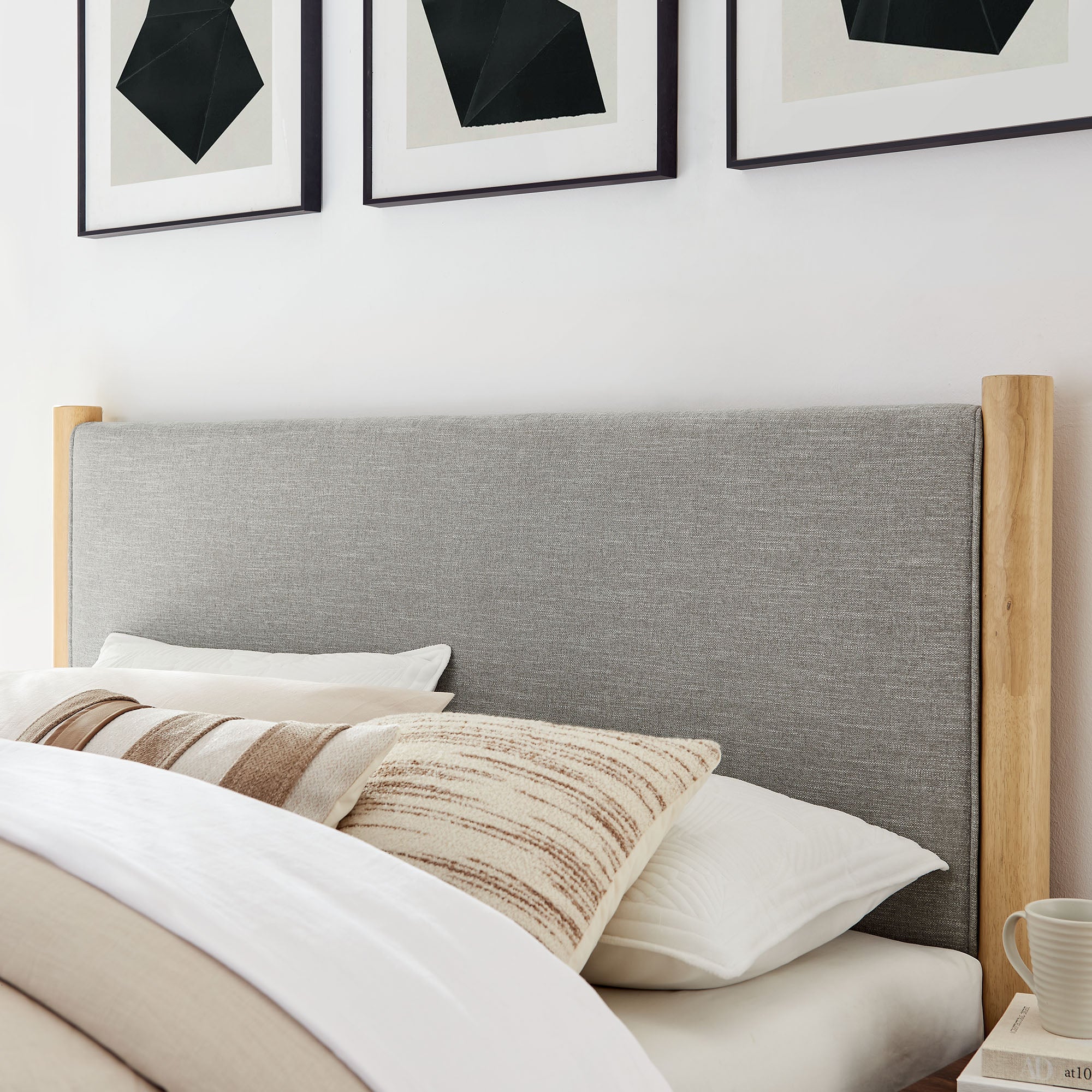 Maven King Size Fabric Upholstered Platform Bed by Modway - Image 24
