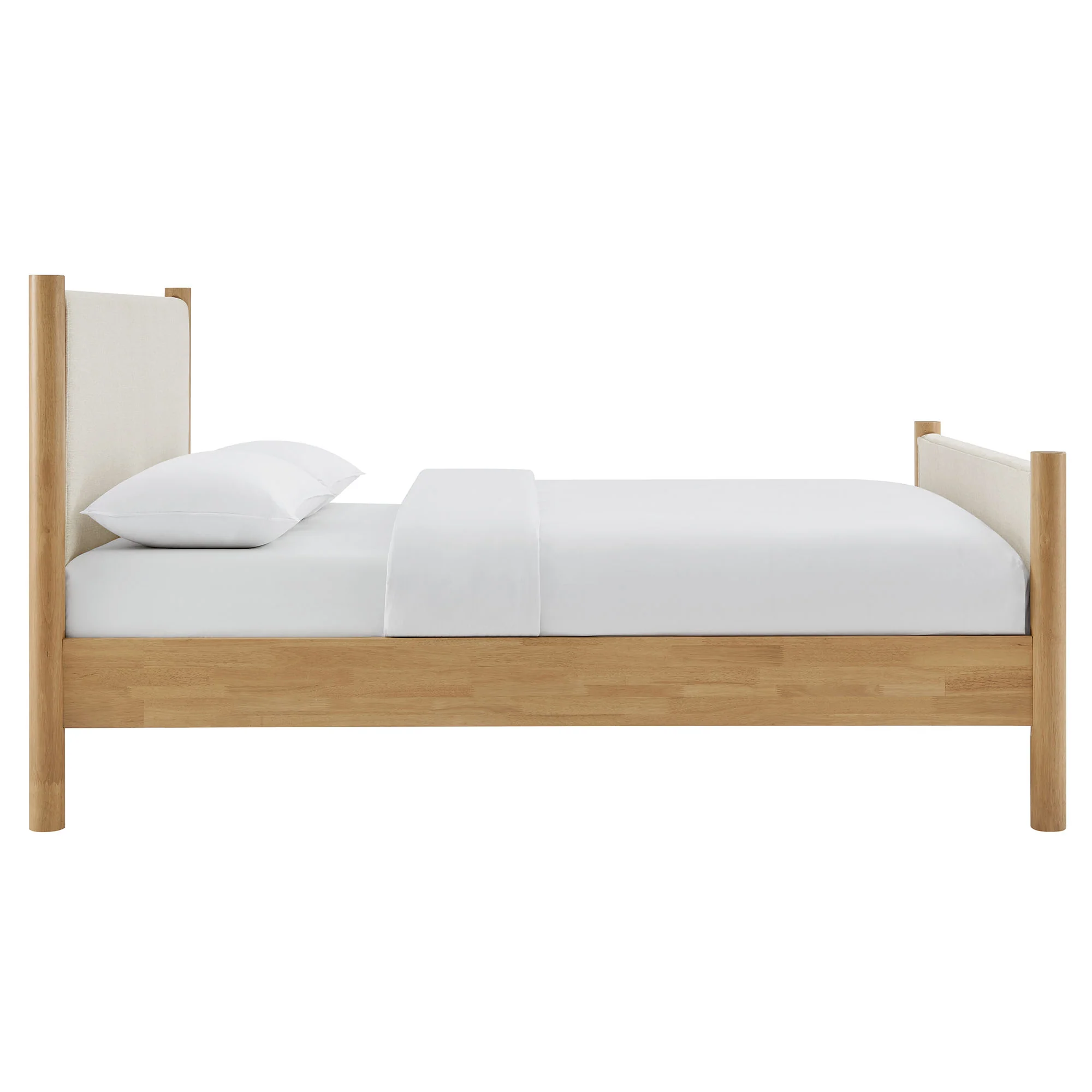 Maven King Size Fabric Upholstered Platform Bed by Modway - Image 4