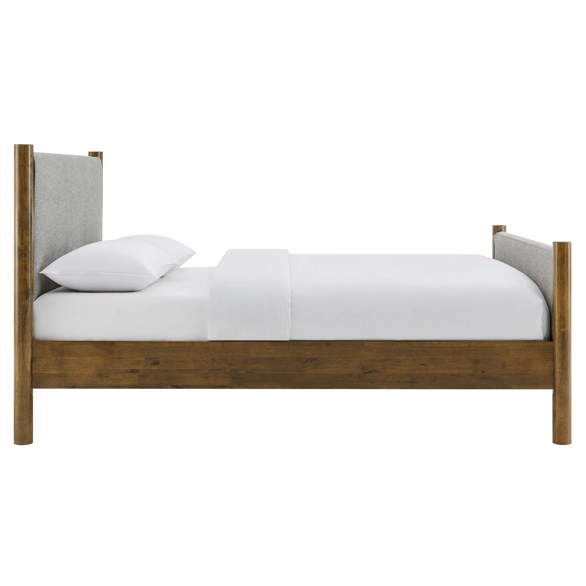 Maven Queen Size Fabric Upholstered Platform Bed by Modway - Image 30