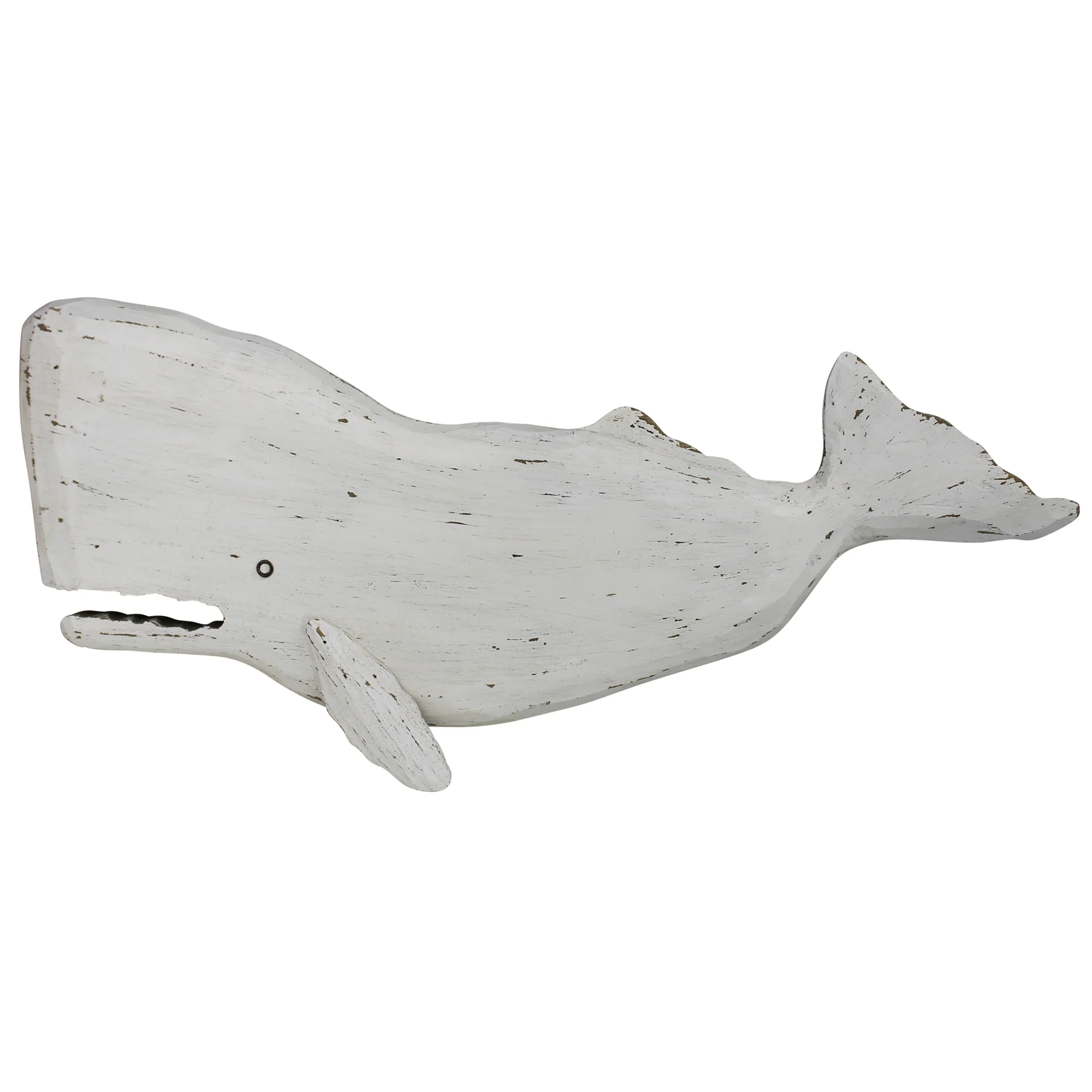 Melville Sperm Whale, Wood, White By HomArt