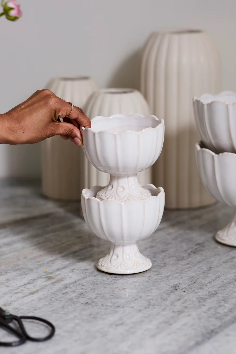 Meryl Compote Set of 4 By Accent Decor - Image 4