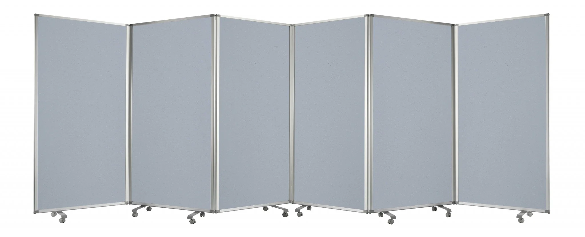 Metal Grey 6 Panel Screen By Homeroots