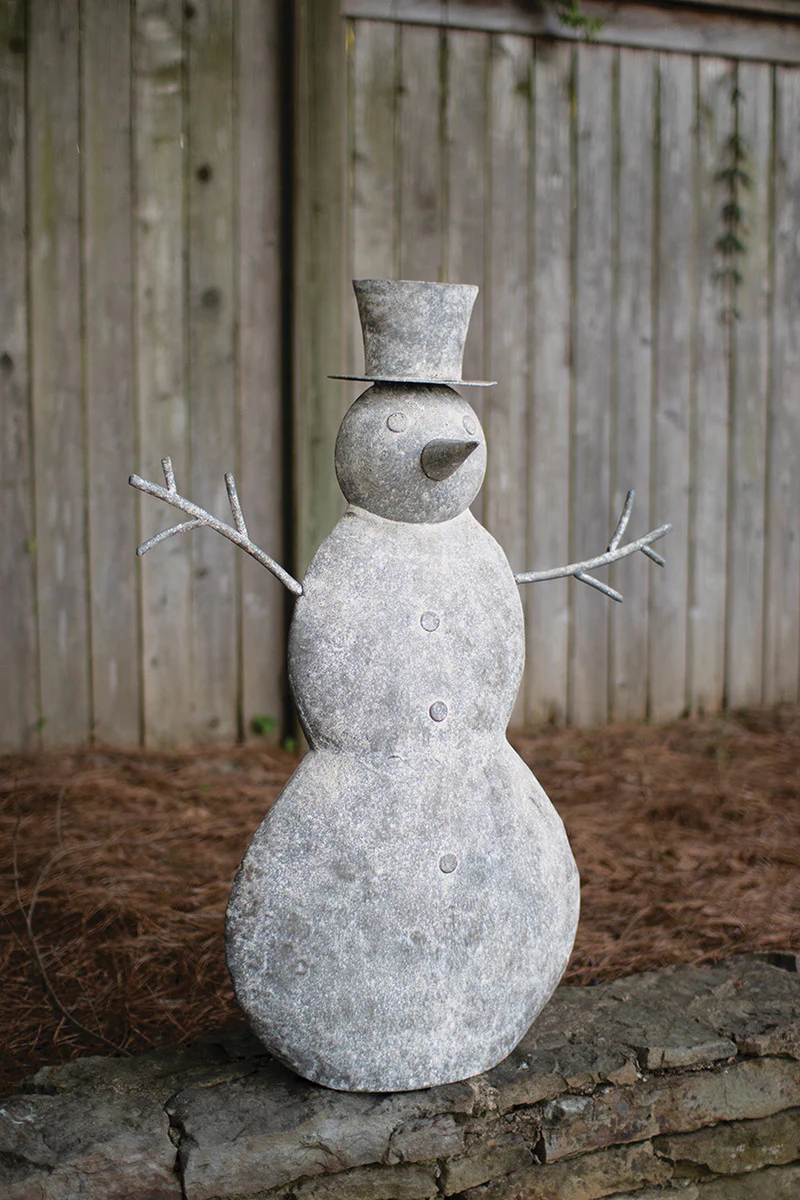 Metal Snowman By Kalalou