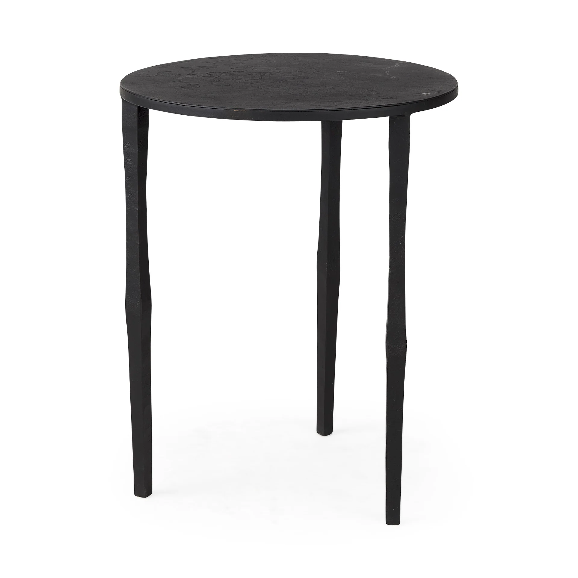 Minimal Black Iron Side Table By Homeroots