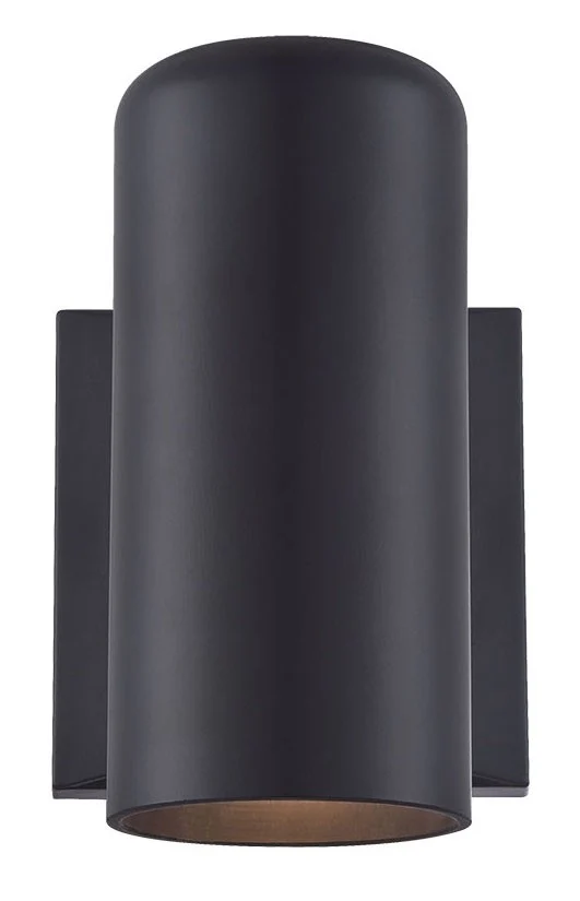 Minimalist Matte Black Wall Sconce By Homeroots
