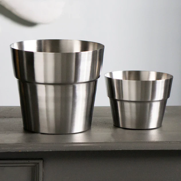 Moda 6.75"OD Planter/Vase By Gold Leaf Design Group - Image 3