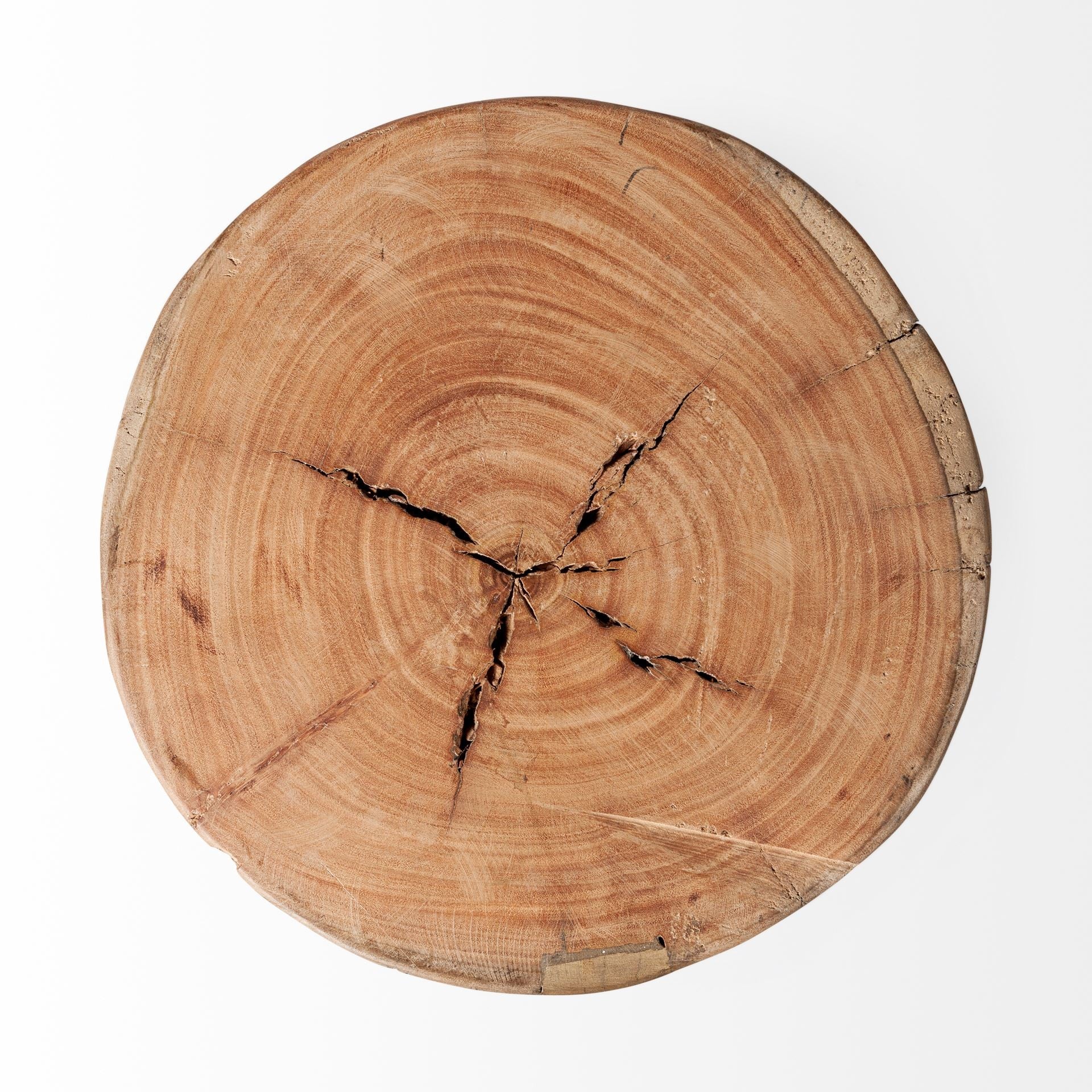 Modern Farmhouse 15' Reclaimed Wood Stool By Homeroots - Image 4