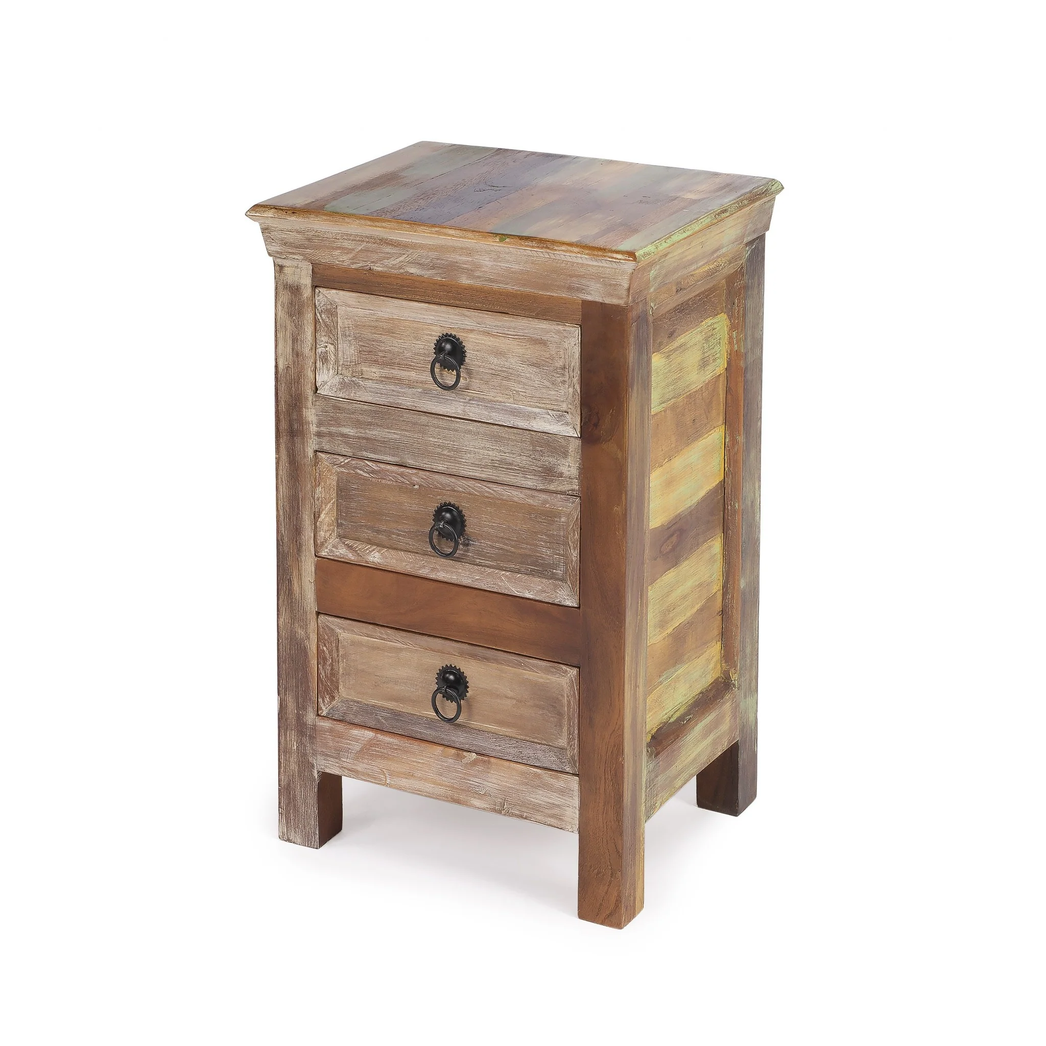 Modern Rustic Three Drawer Accent Chest By Homeroots - Image 2