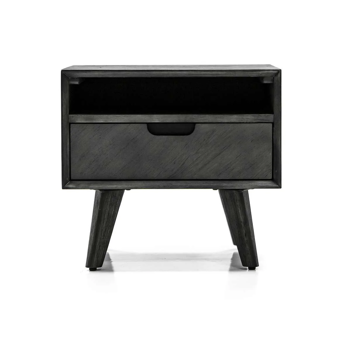 Mohave 4 Piece Acacia King Bedroom Set with Dresser and Nightstands By Armen Living - Image 4