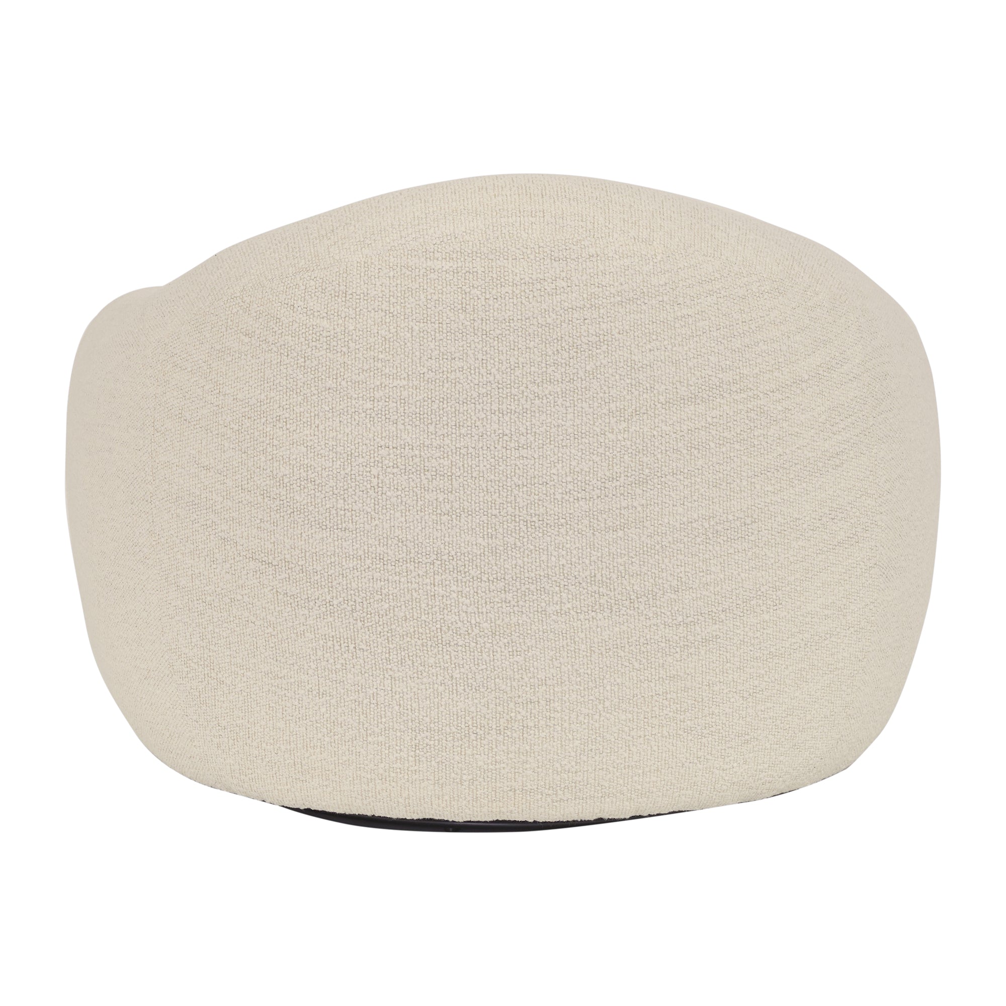 Molly Upholstered Swivel Accent Chair in Pearl By Armen Living - Image 5