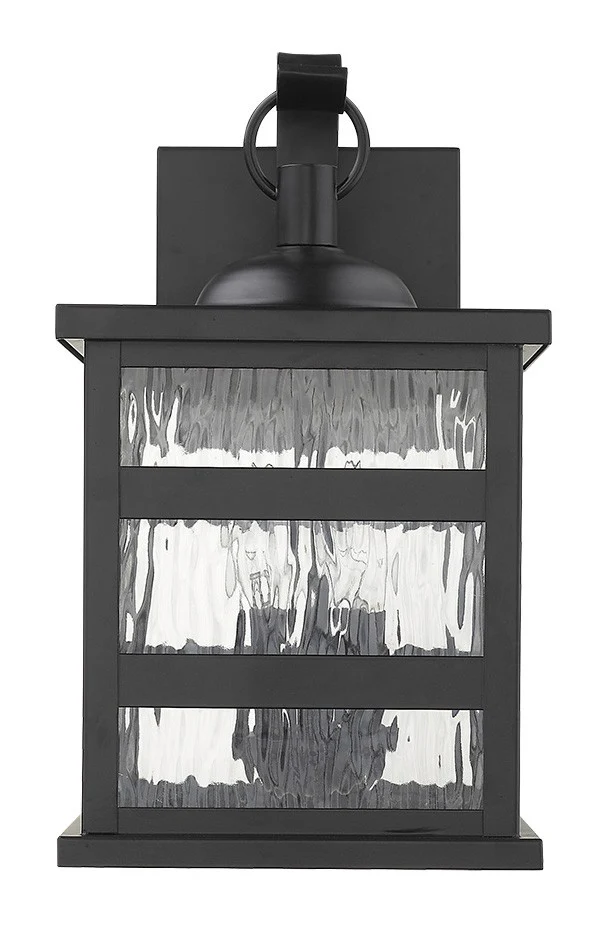 Morris 3-Light Matte Black Wall Light By Homeroots