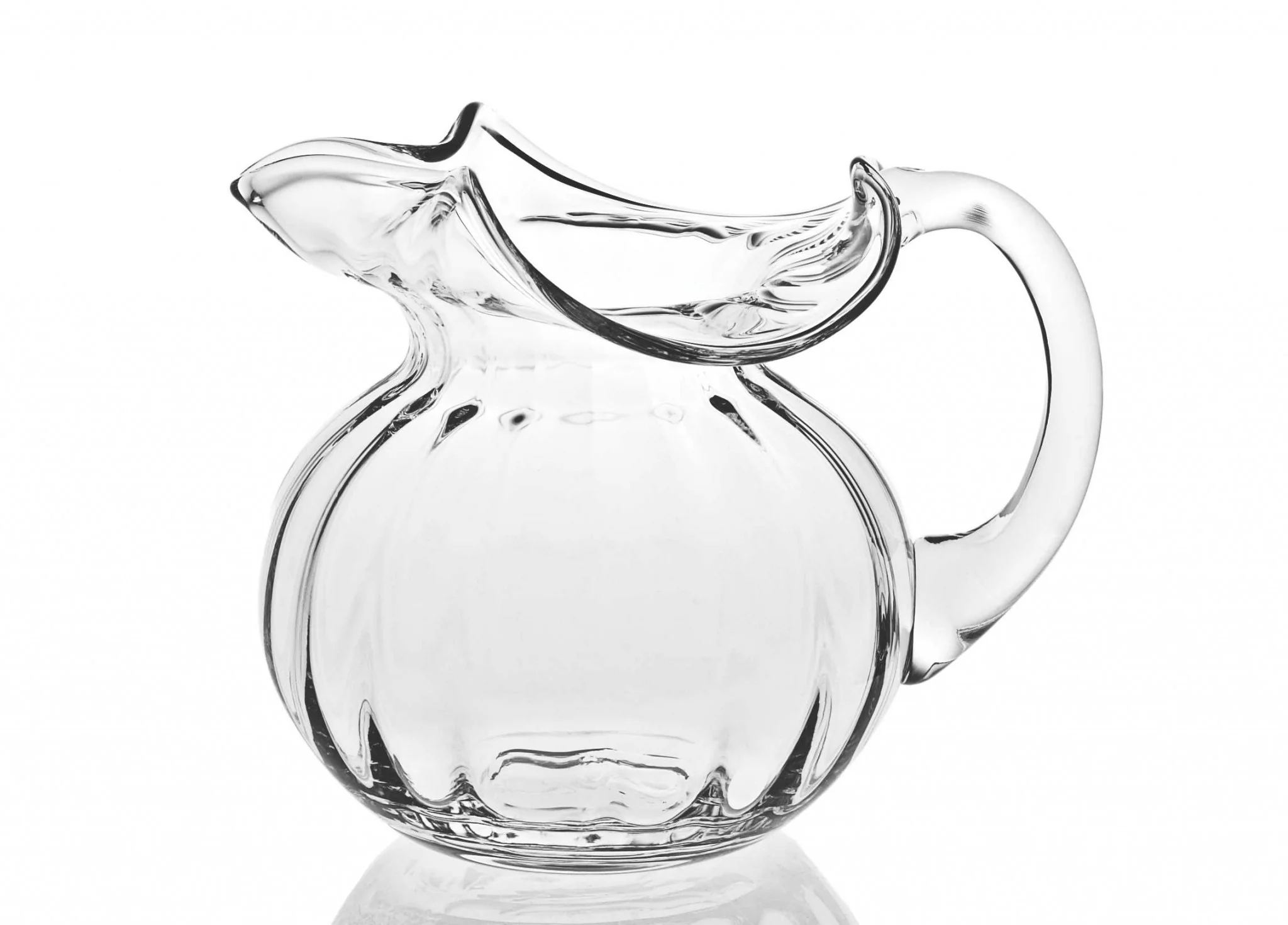 Mouth Blown Glass Pitcher 42 Oz By Homeroots