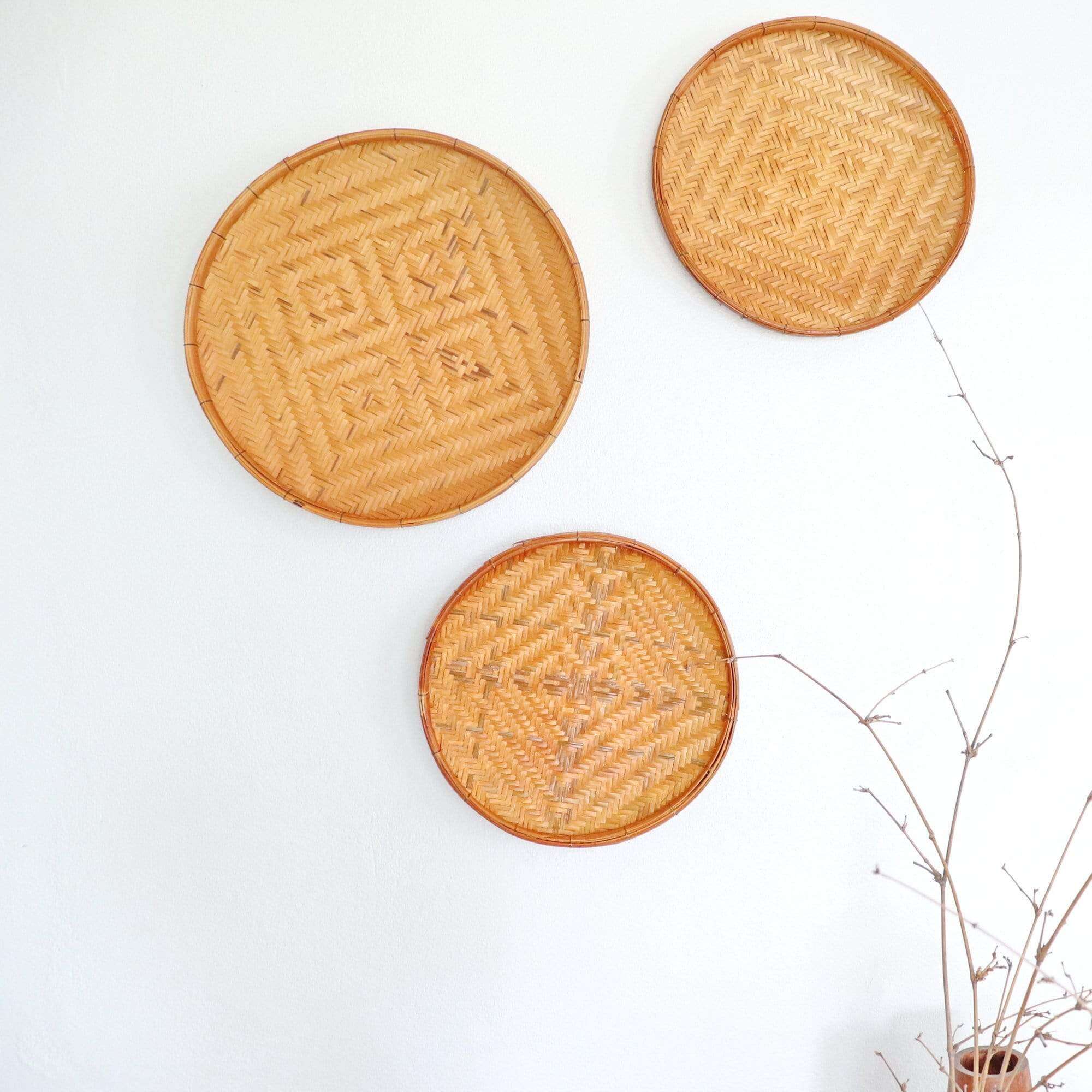 Napida - Bamboo Wall Hanging Decor Set By Thaihome