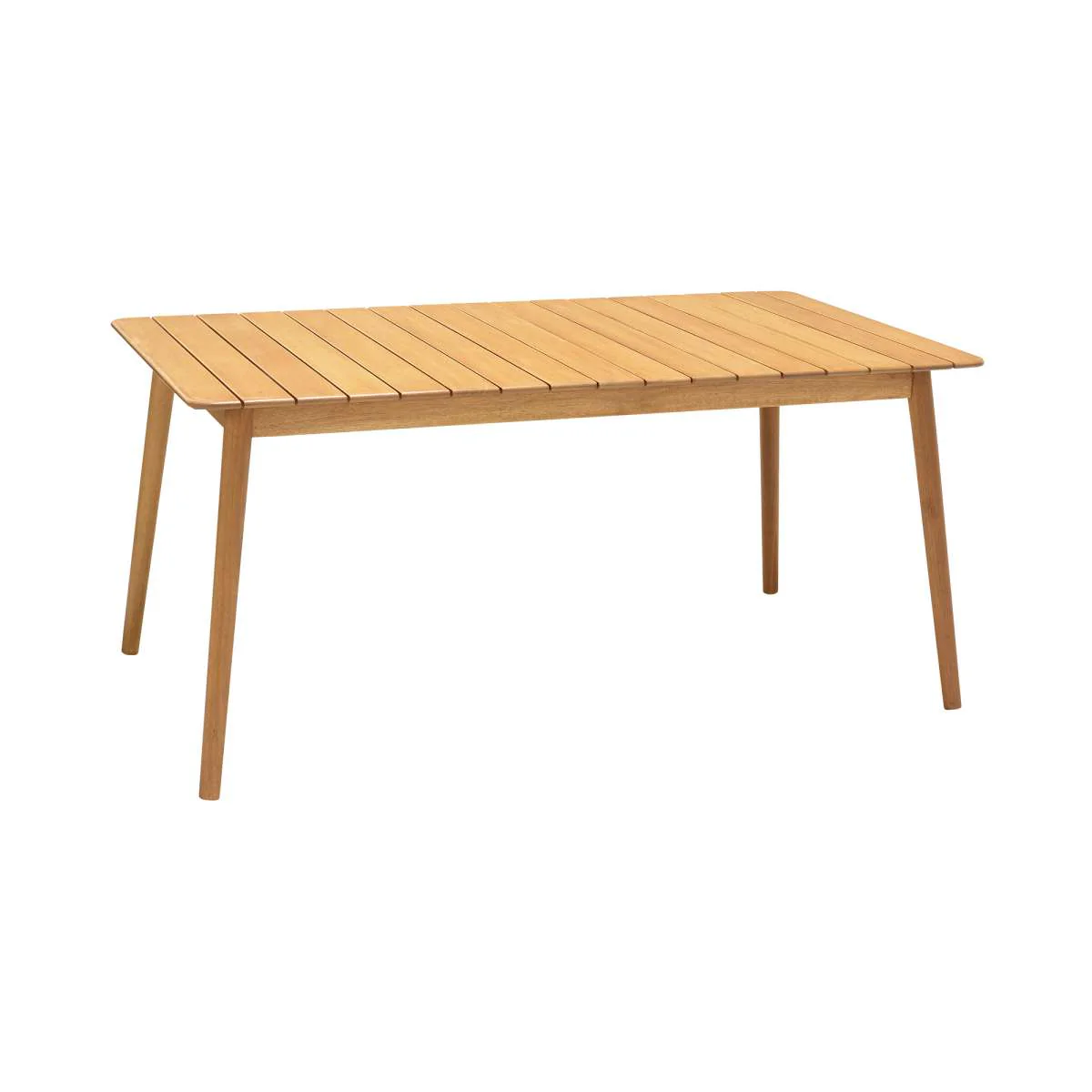 Nassau 5 piece Outdoor Dining Set in Natural Wood Finish Table By Armen Living - Image 21