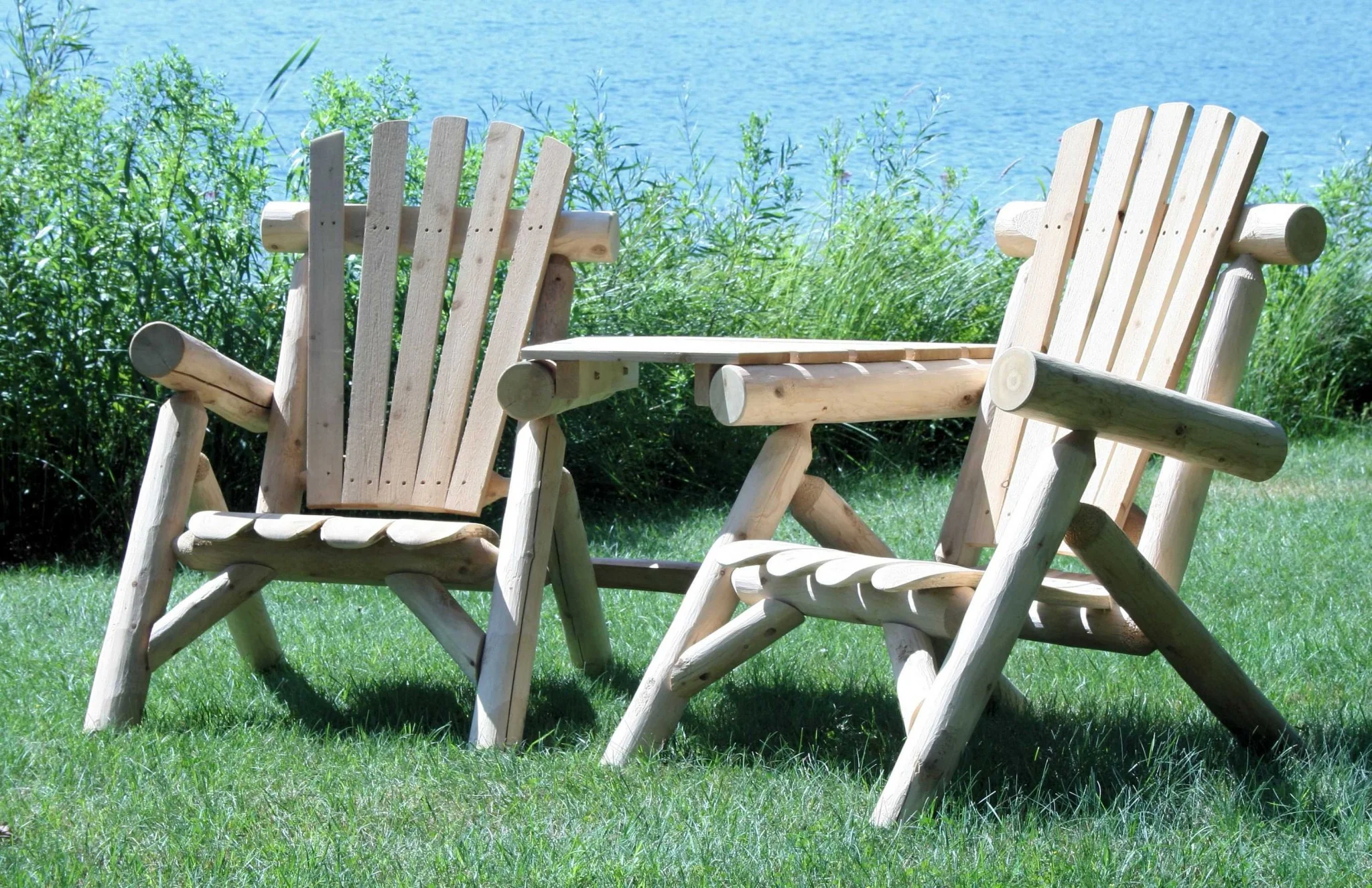 Natural Wood Visa-Tete By Homeroots
