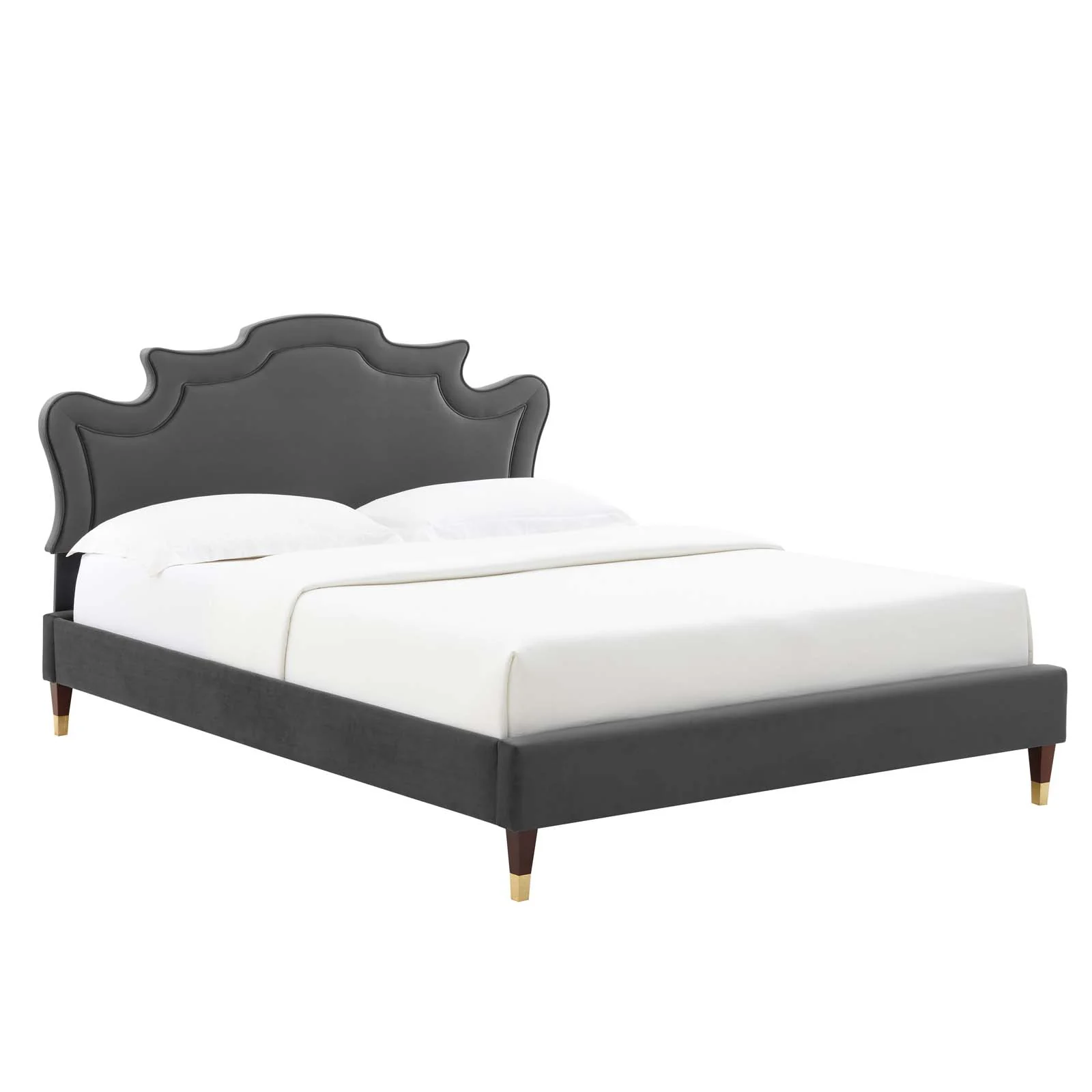 Neena Performance Velvet King Bed By Modway - MOD-6840 - Image 2