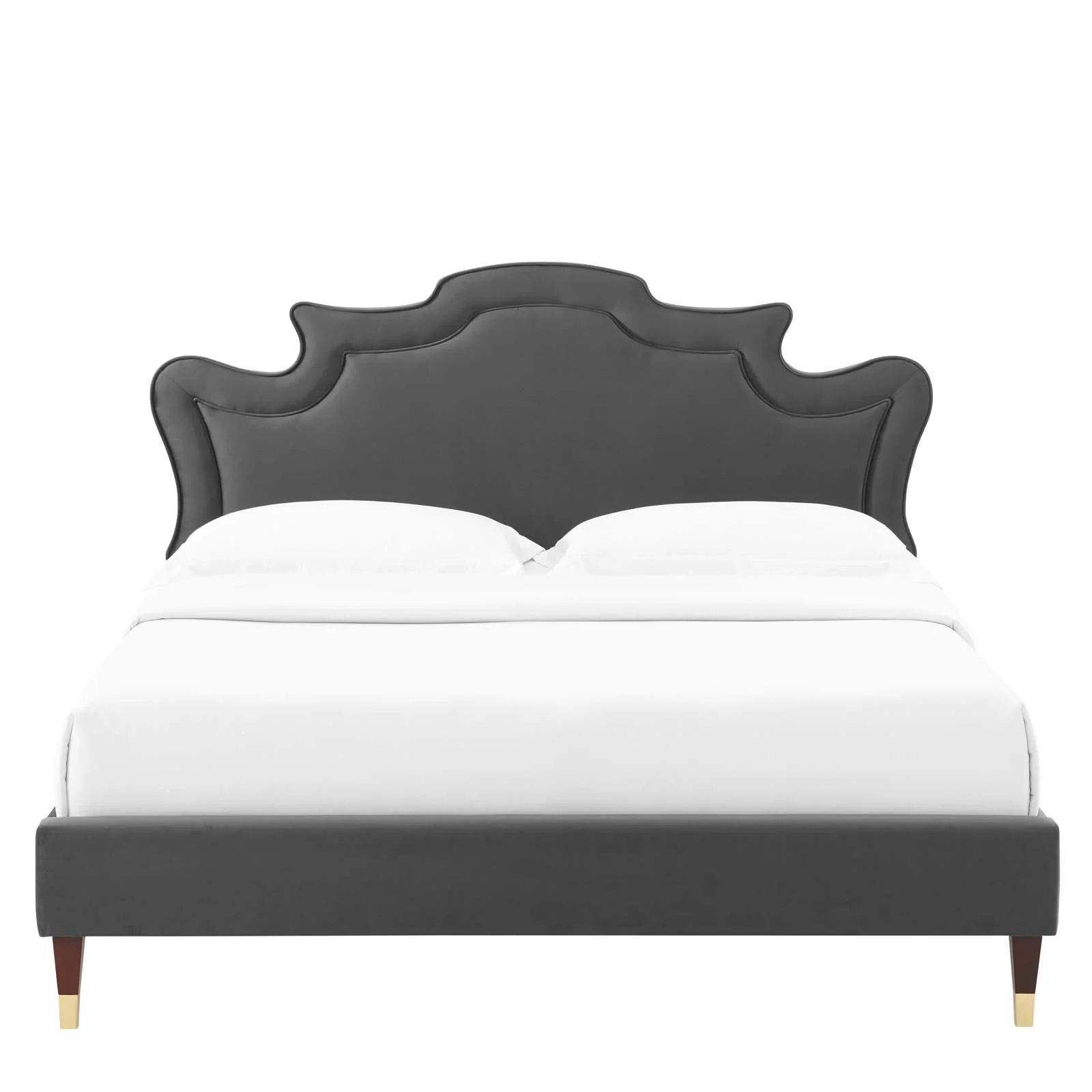 Neena Performance Velvet King Bed By Modway - MOD-6840 - Image 7