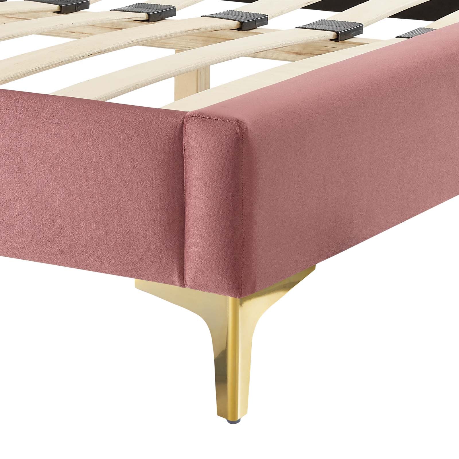 Neena Performance Velvet Queen Bed By Modway - MOD-6820 - Image 19