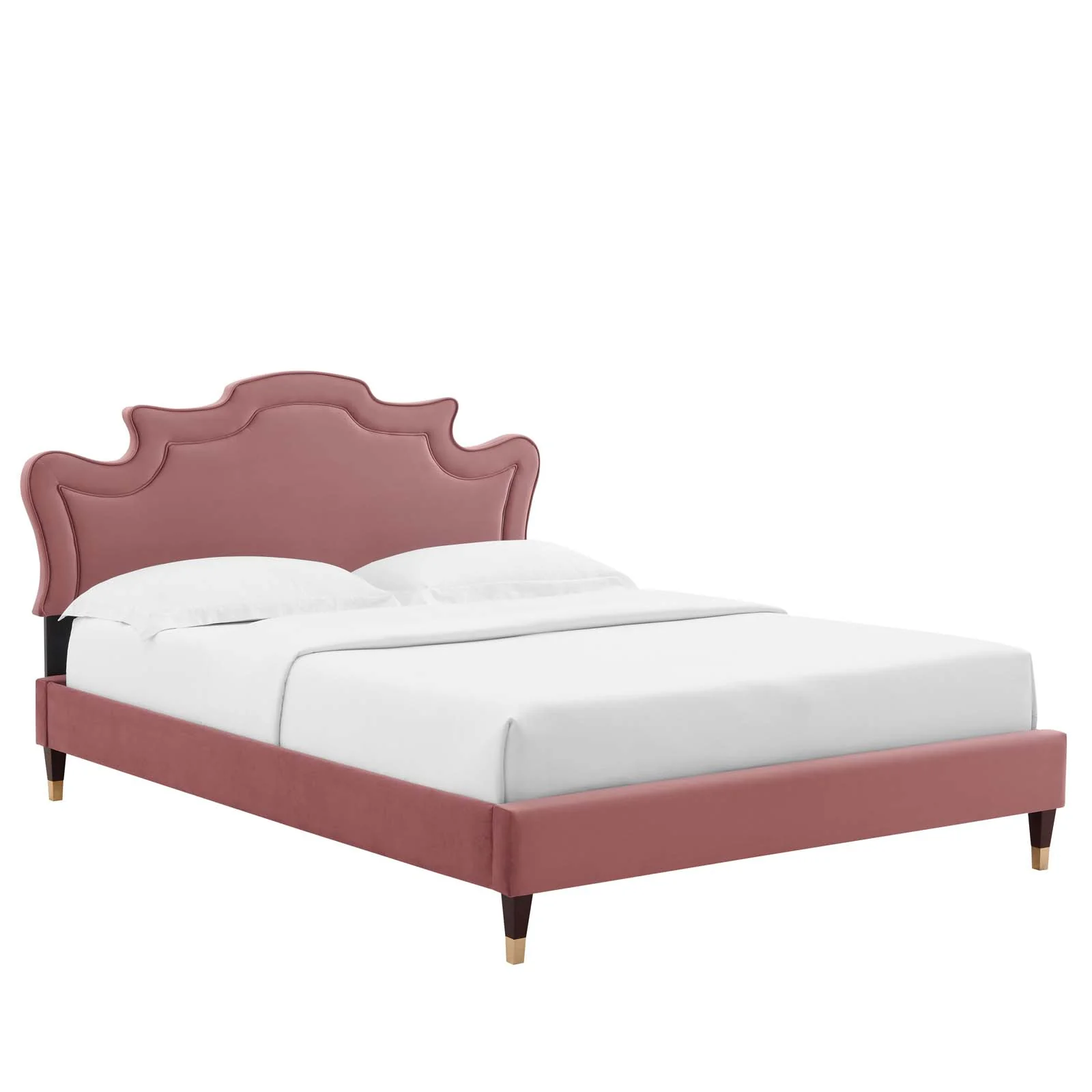 Neena Performance Velvet Queen Bed By Modway - MOD-6825 - Image 13
