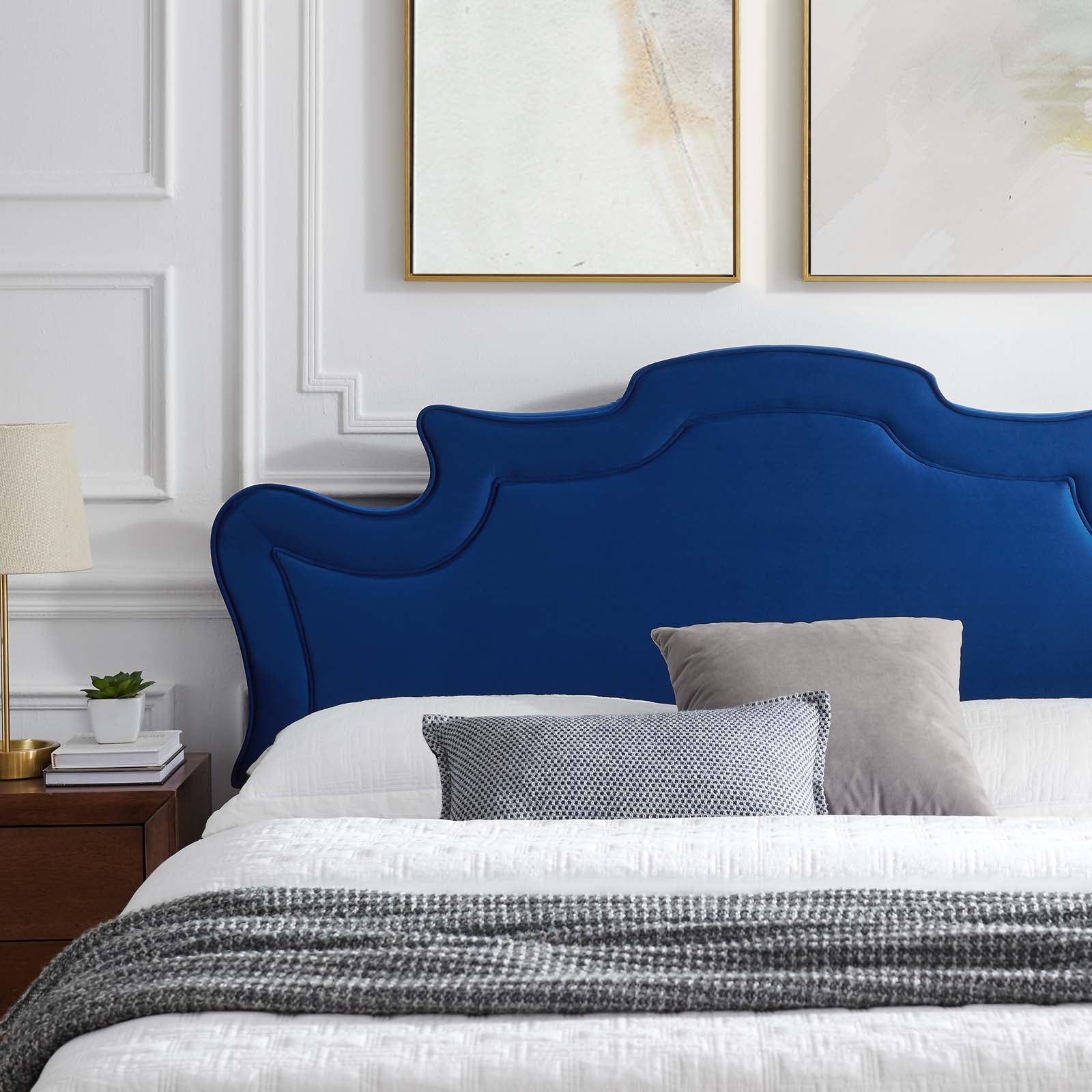 Neena Performance Velvet Queen Bed By Modway - MOD-6825 - Image 25