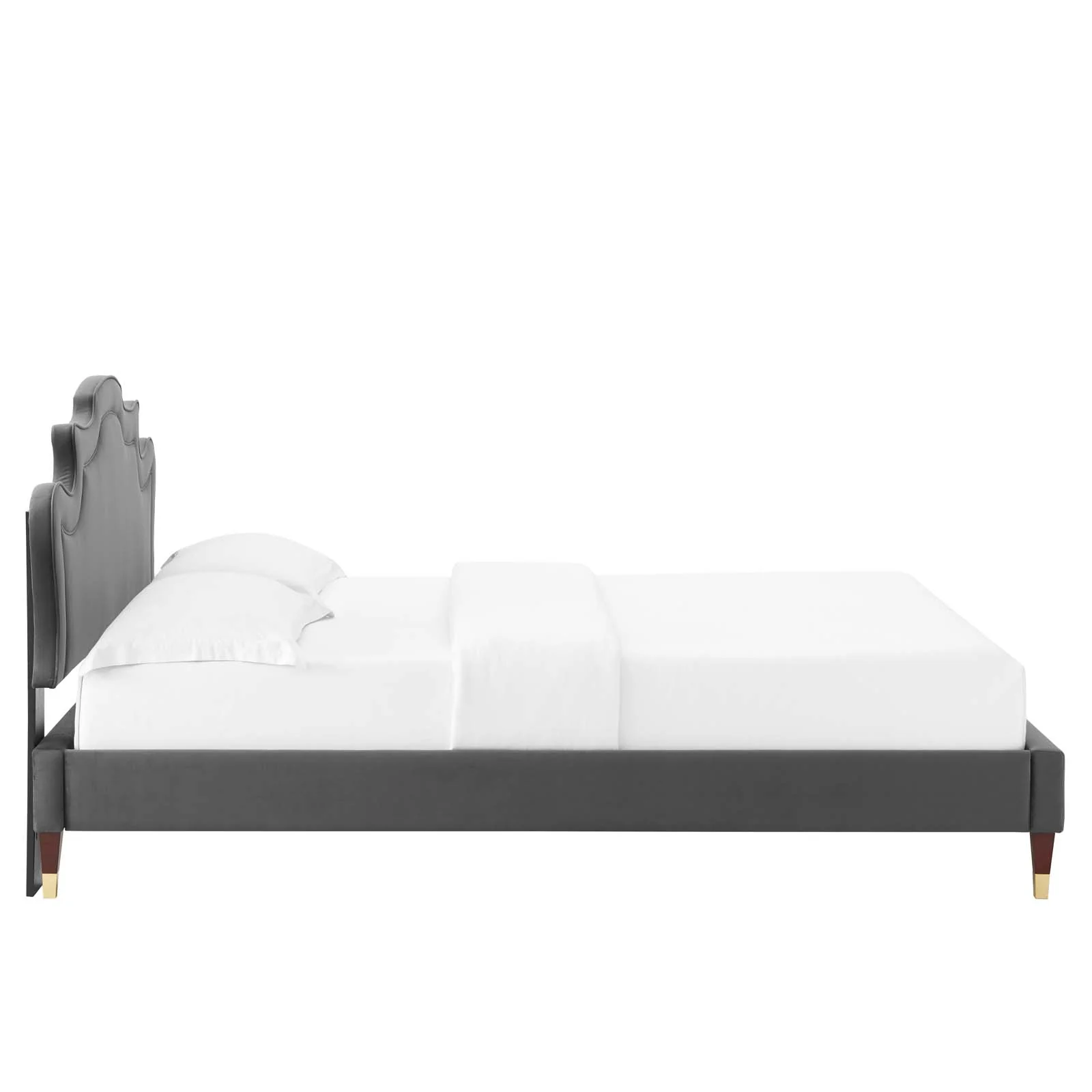 Neena Performance Velvet Queen Bed By Modway - MOD-6825 - Image 6