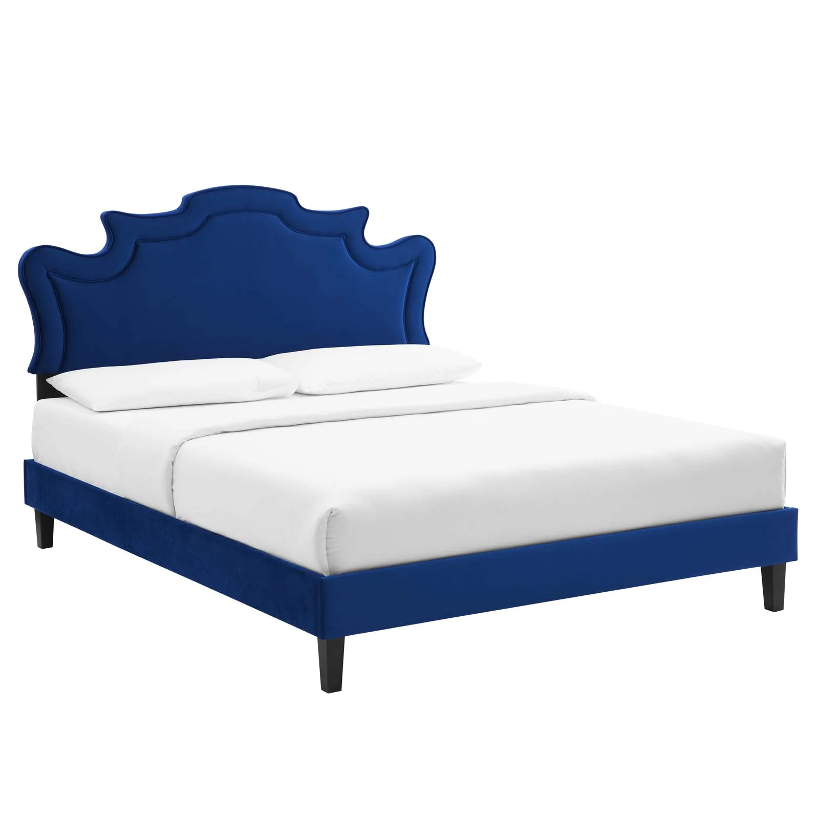 Neena Performance Velvet Queen Bed By Modway - MOD-6830 - Image 24