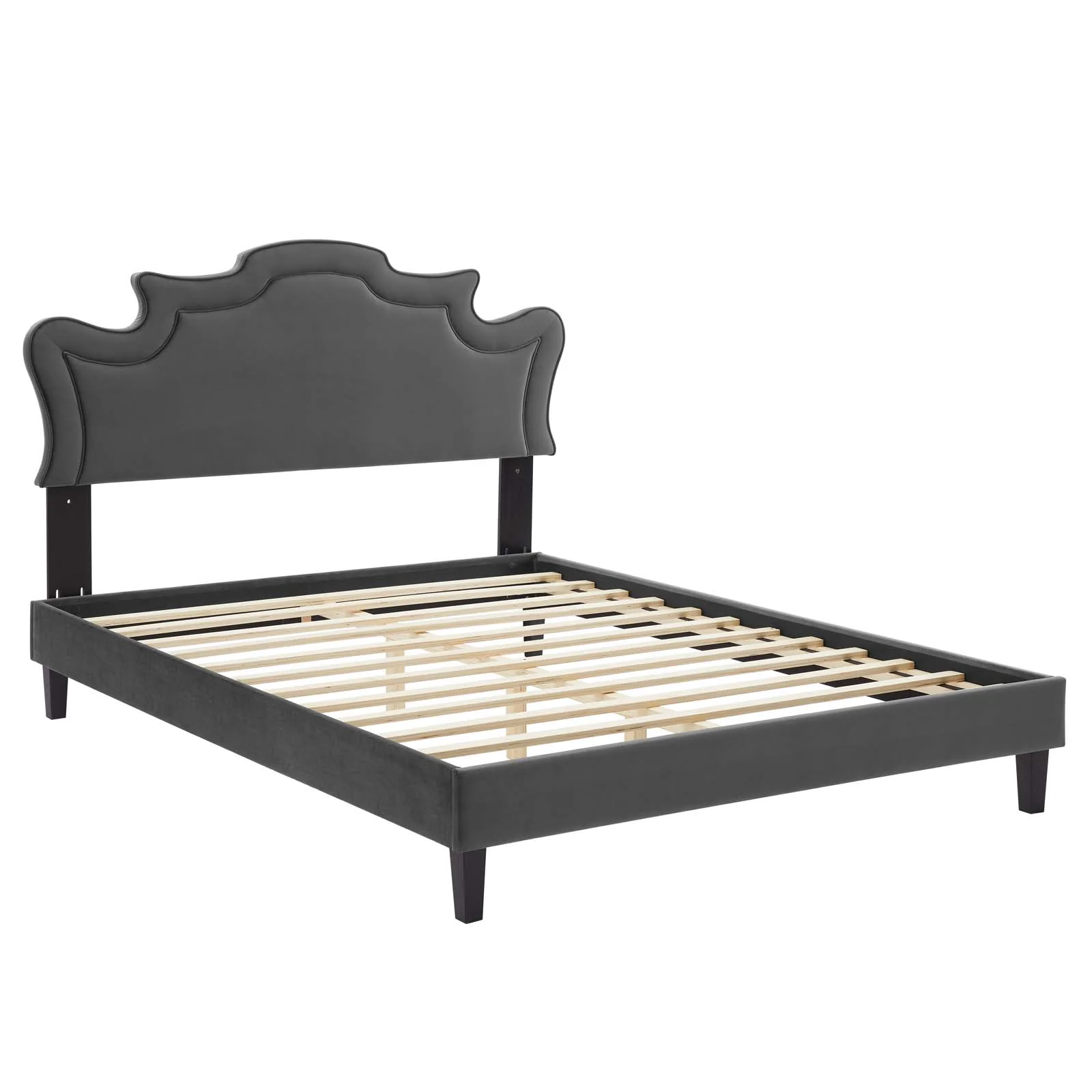 Neena Performance Velvet Queen Bed By Modway - MOD-6830 - Image 5